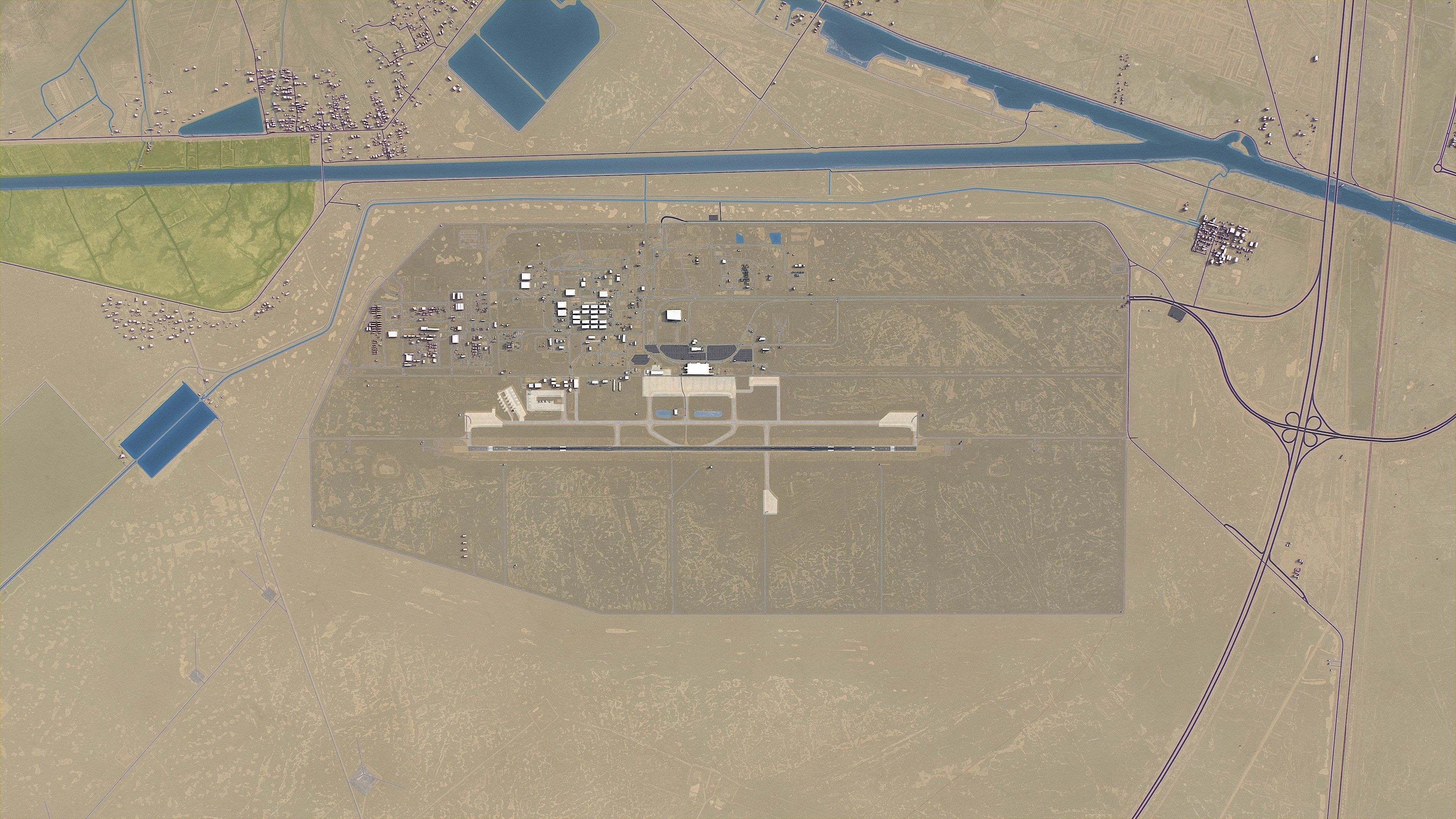 Basra - Airport - BSR Low-poly 3D model_7