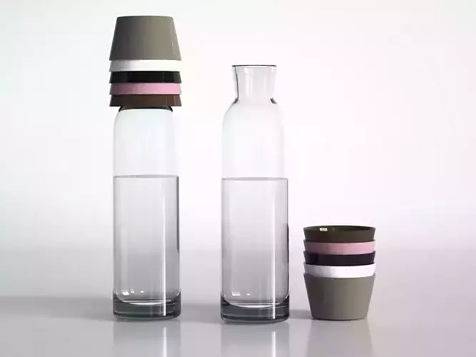NORMANN COPENHAGEN Cristal Carafe 3D model