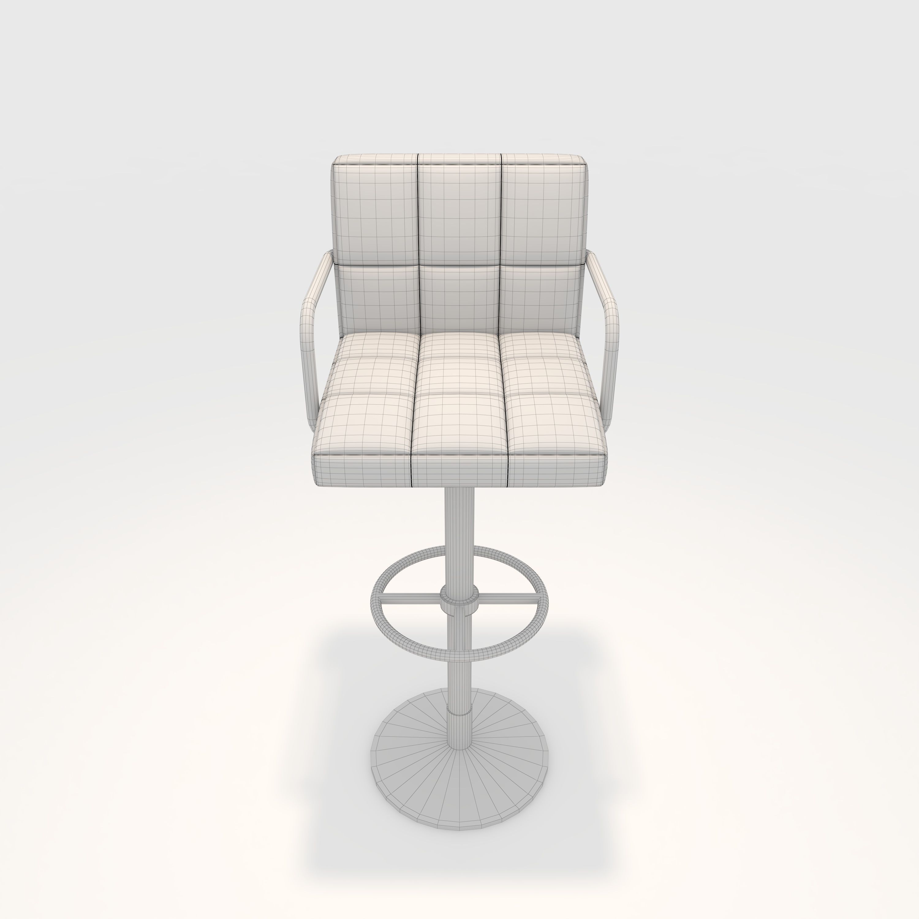 Bar Stool 28 3D model_3