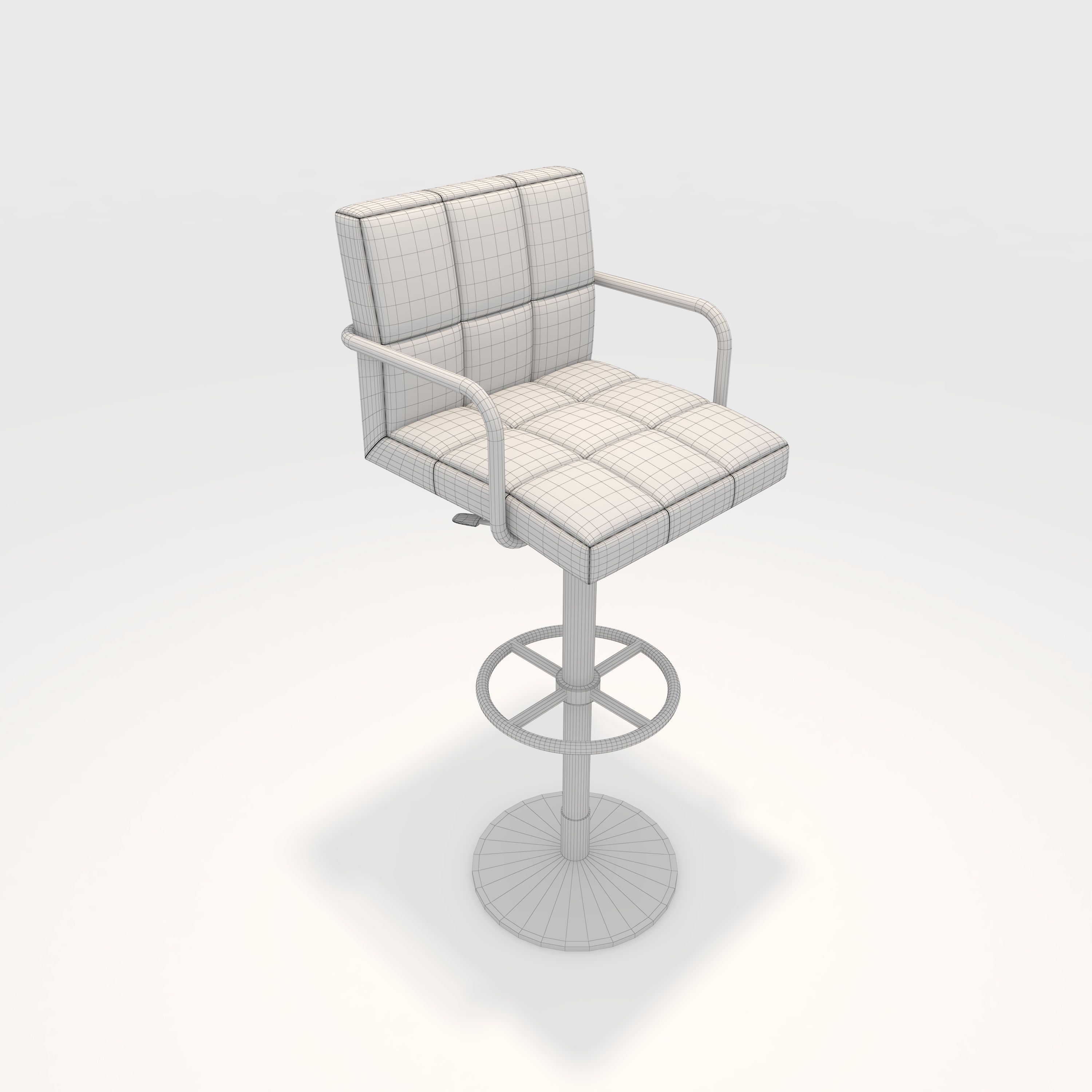 Bar Stool 28 3D model_1