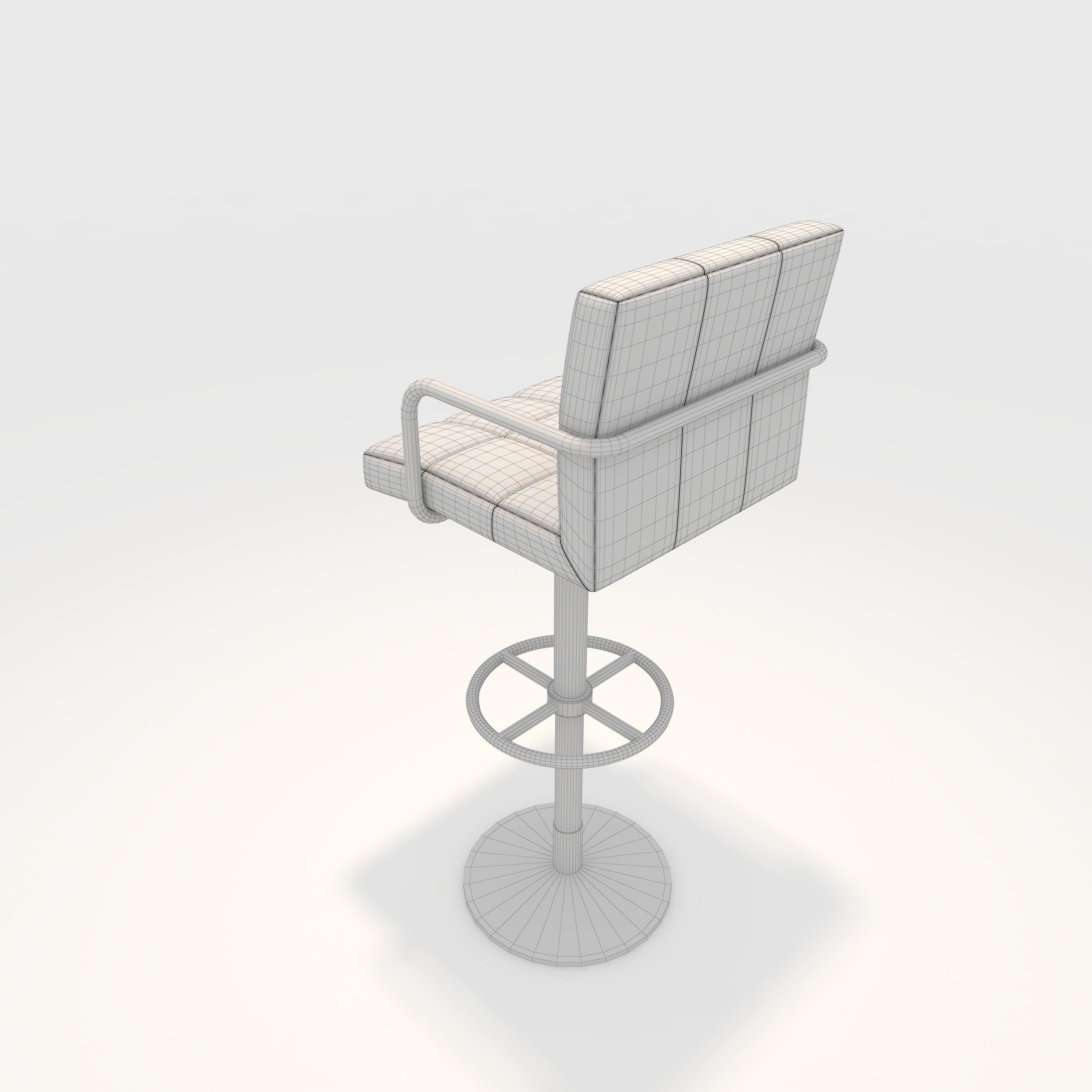 Bar Stool 28 3D model_5