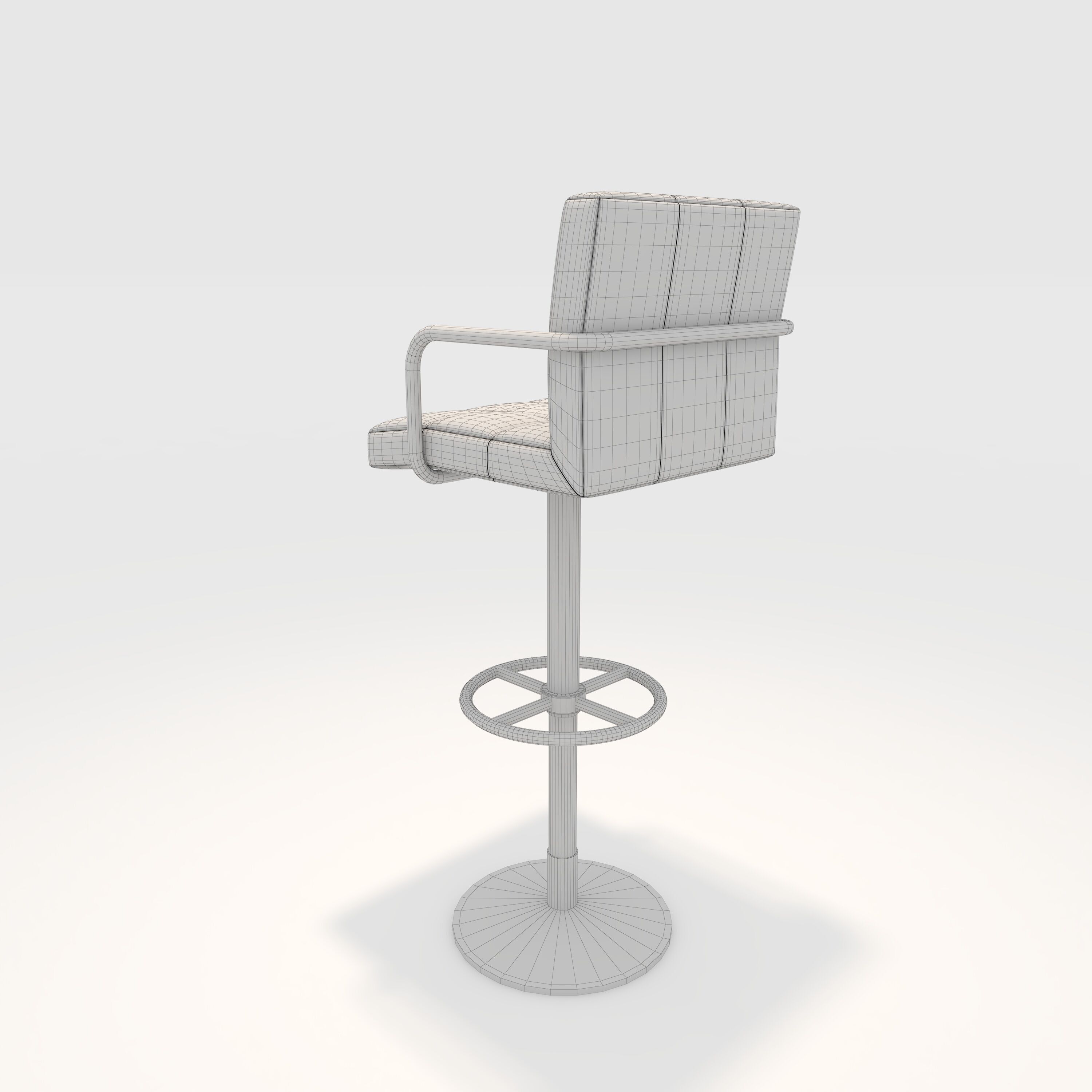 Bar Stool 28 3D model_11