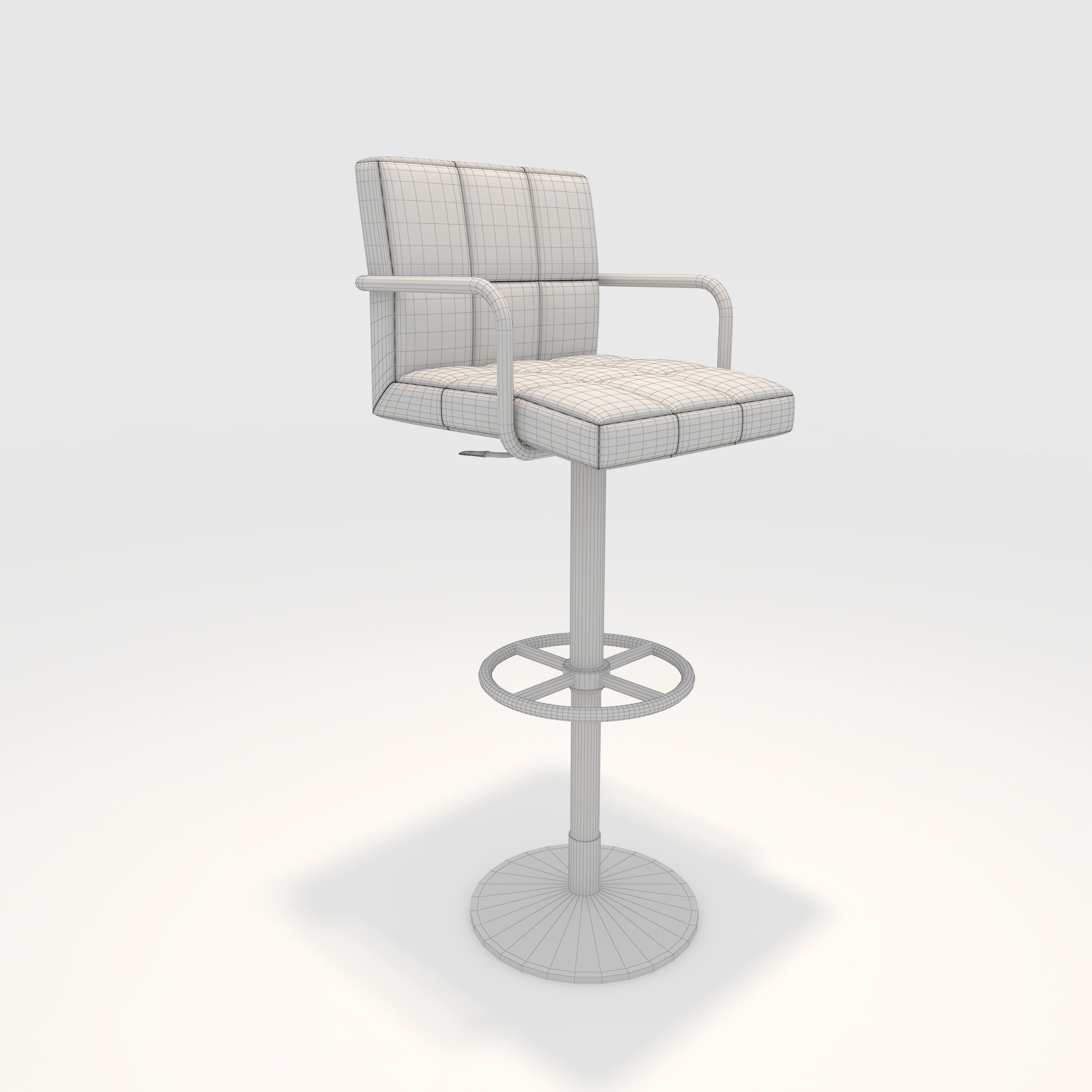 Bar Stool 28 3D model_7