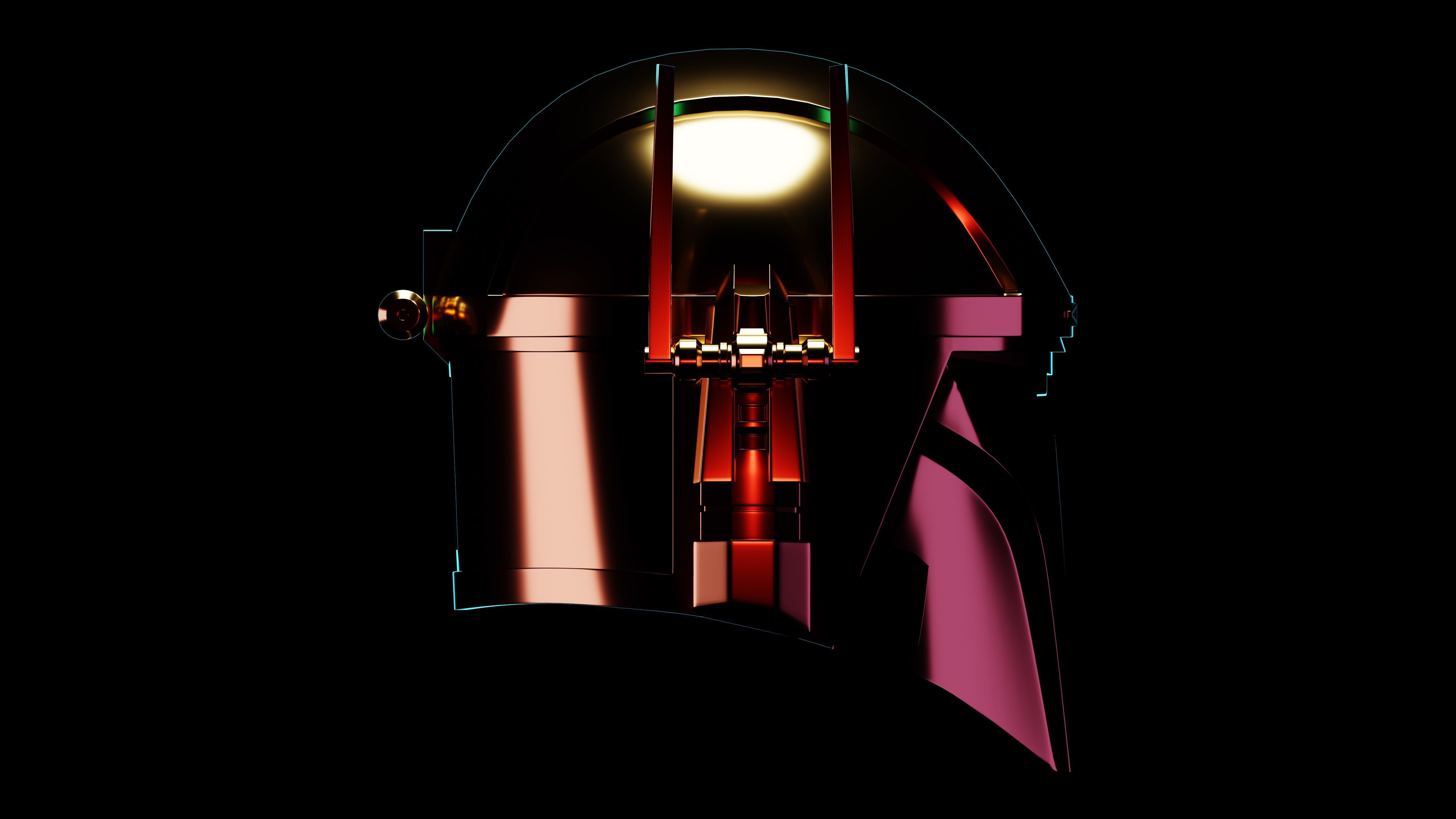 Mandalorian Helmet - Star Wars 3D model_6