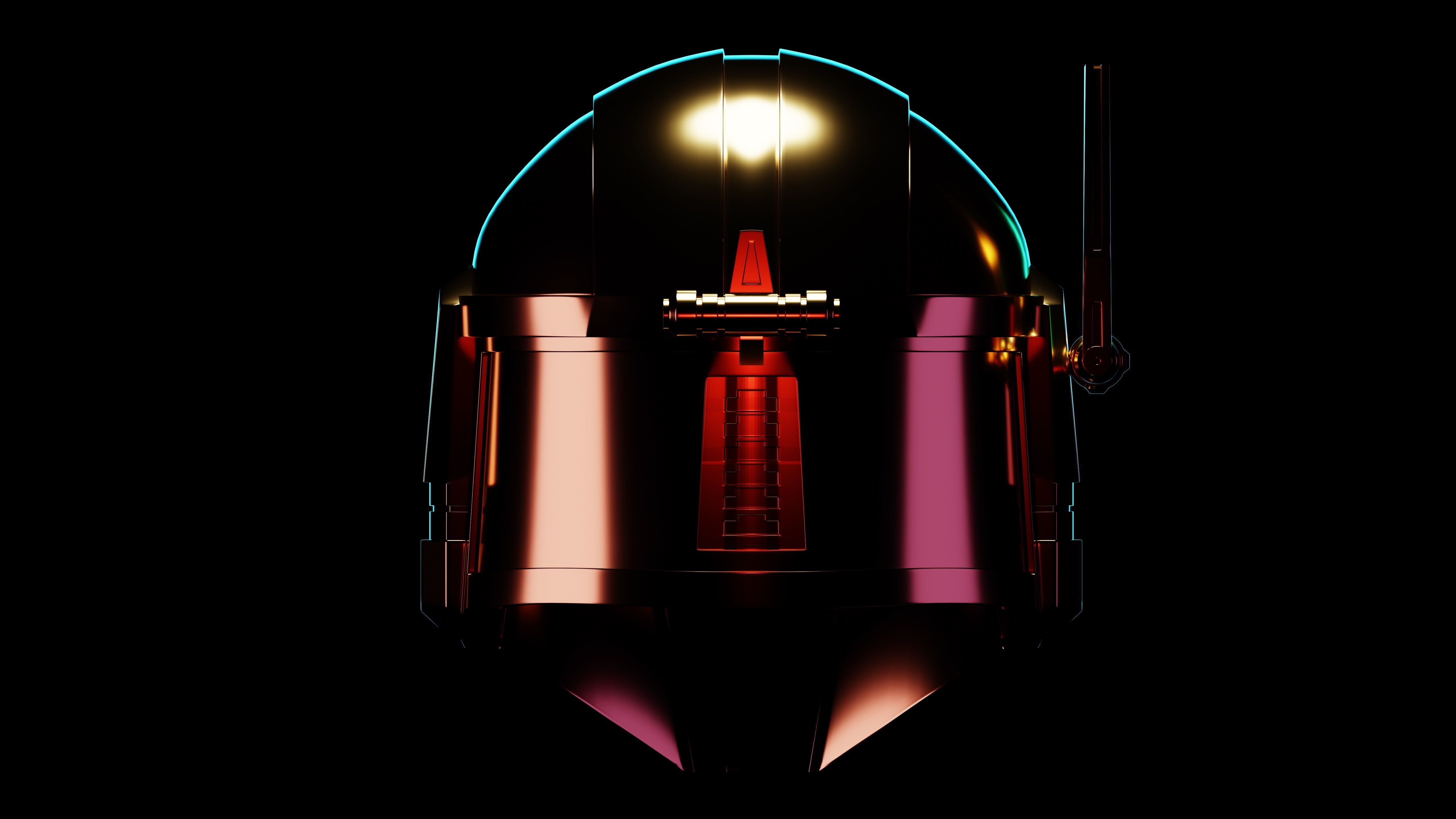 Mandalorian Helmet - Star Wars 3D model_7