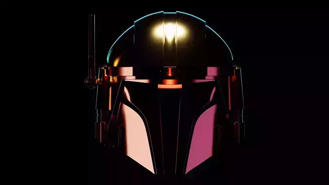 Mandalorian Helmet - Star Wars 3D model