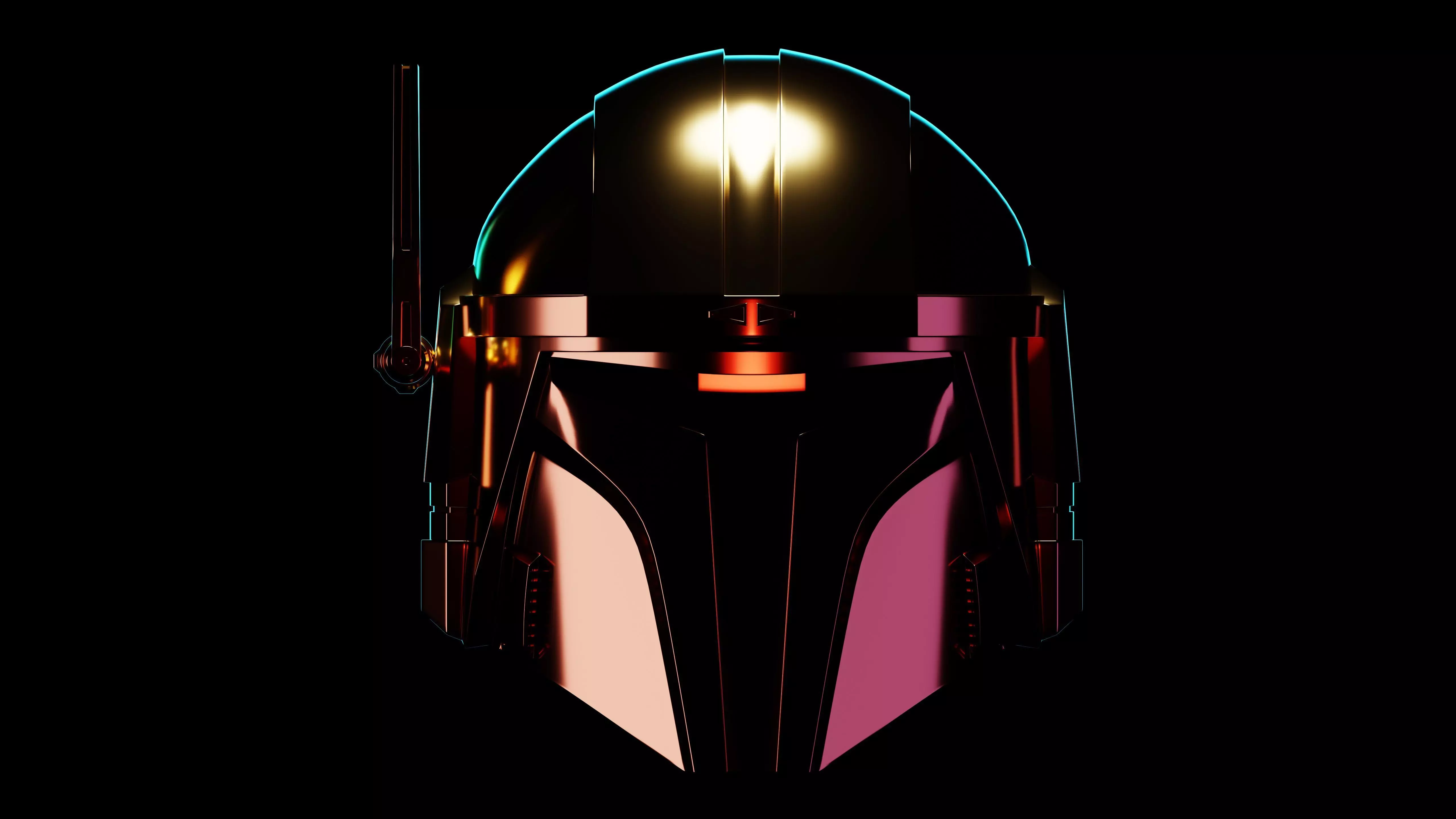 Mandalorian Helmet - Star Wars 3D model_0