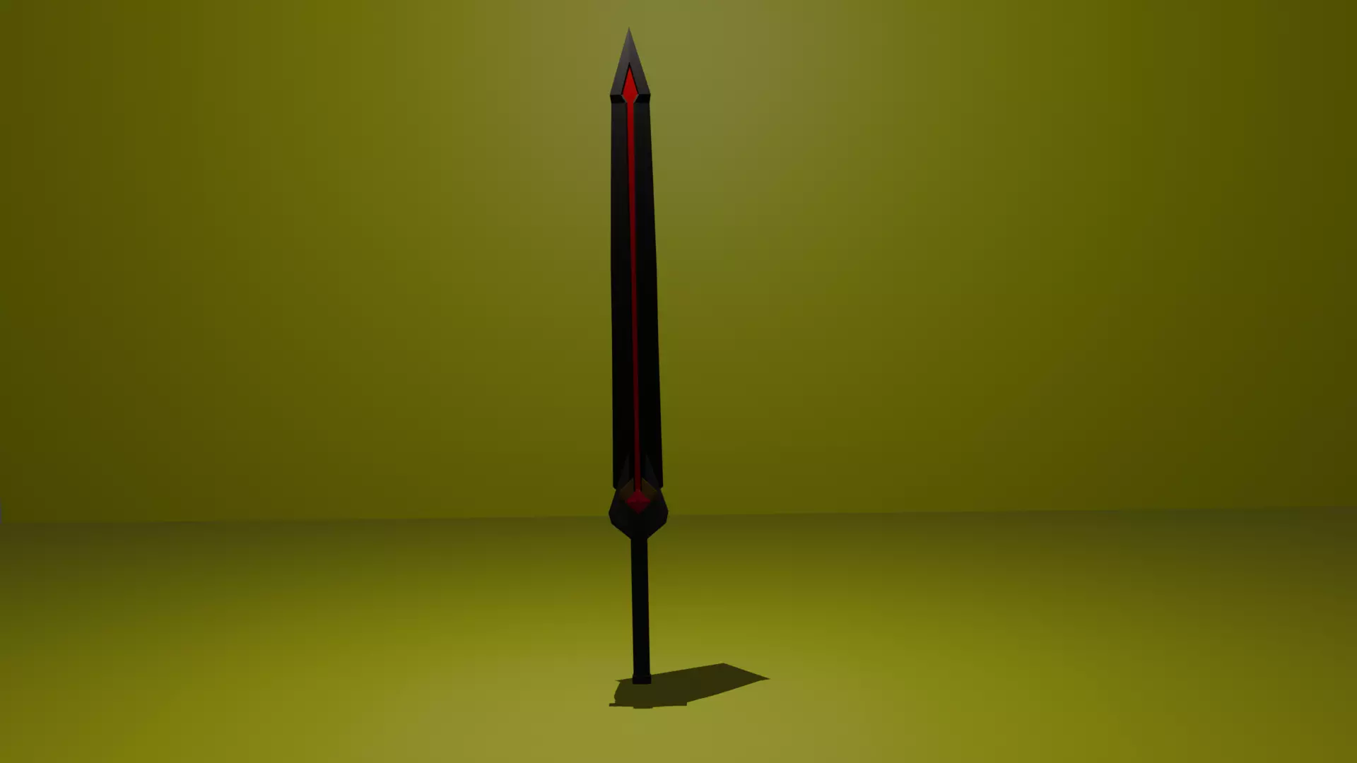 Normal sword  Free 3D model_0