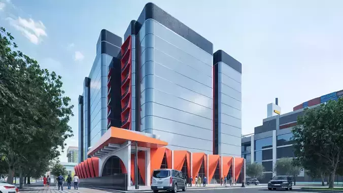 SHOPPING MALL commercial buildings-3D Model