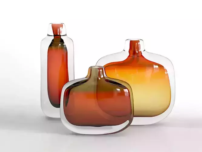 ARCADE Mineralia Amber Vases