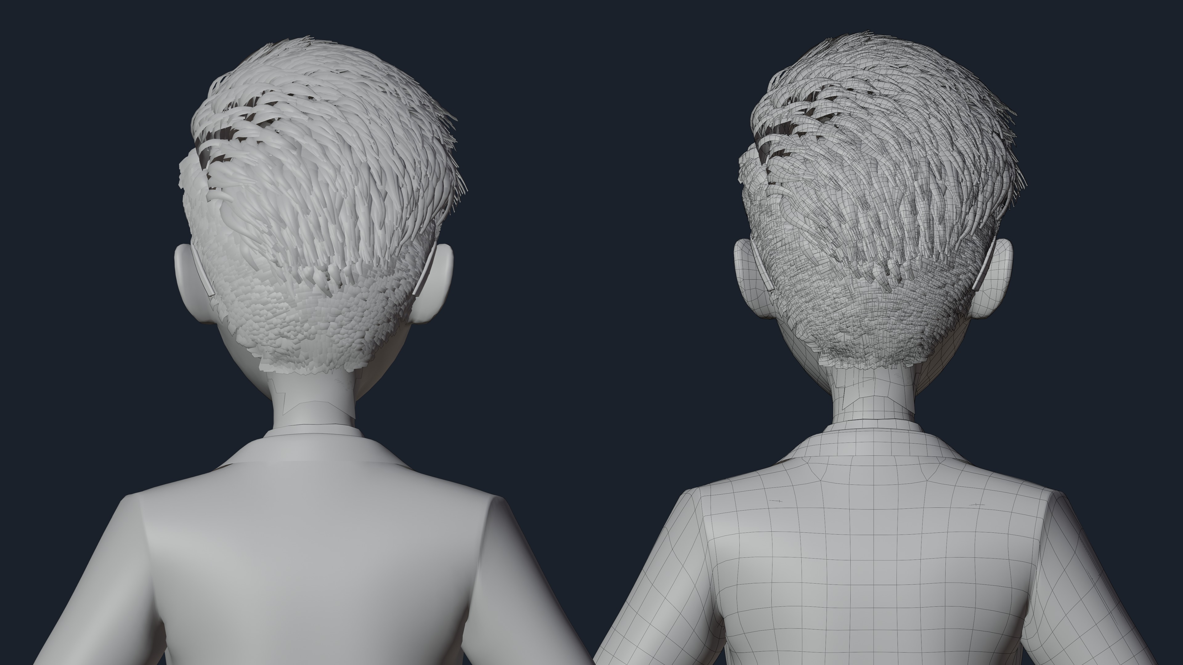 Cartoon Man Rigged  Low-poly 3D model_24