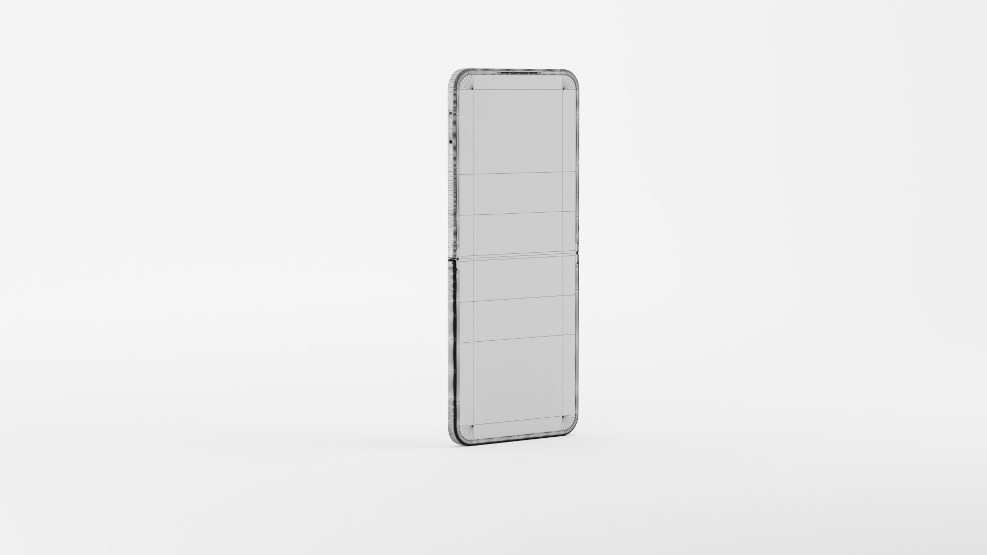 Glass Screen Protector Shield for Galaxy Z Flip6 3D model_10