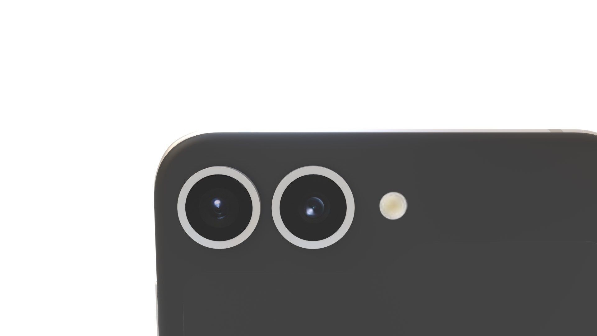 Glass Screen Protector Shield for Galaxy Z Flip6 3D model_6