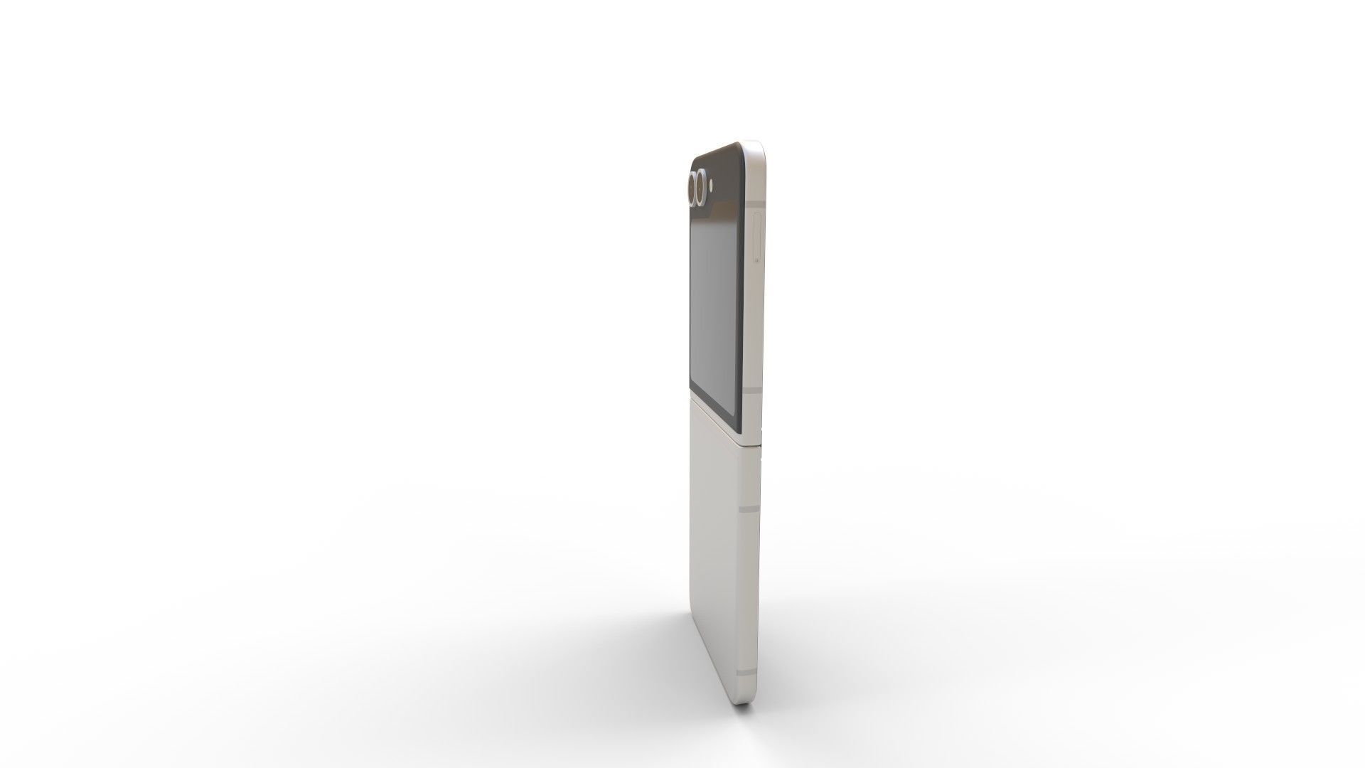 Glass Screen Protector Shield for Galaxy Z Flip6 3D model_2