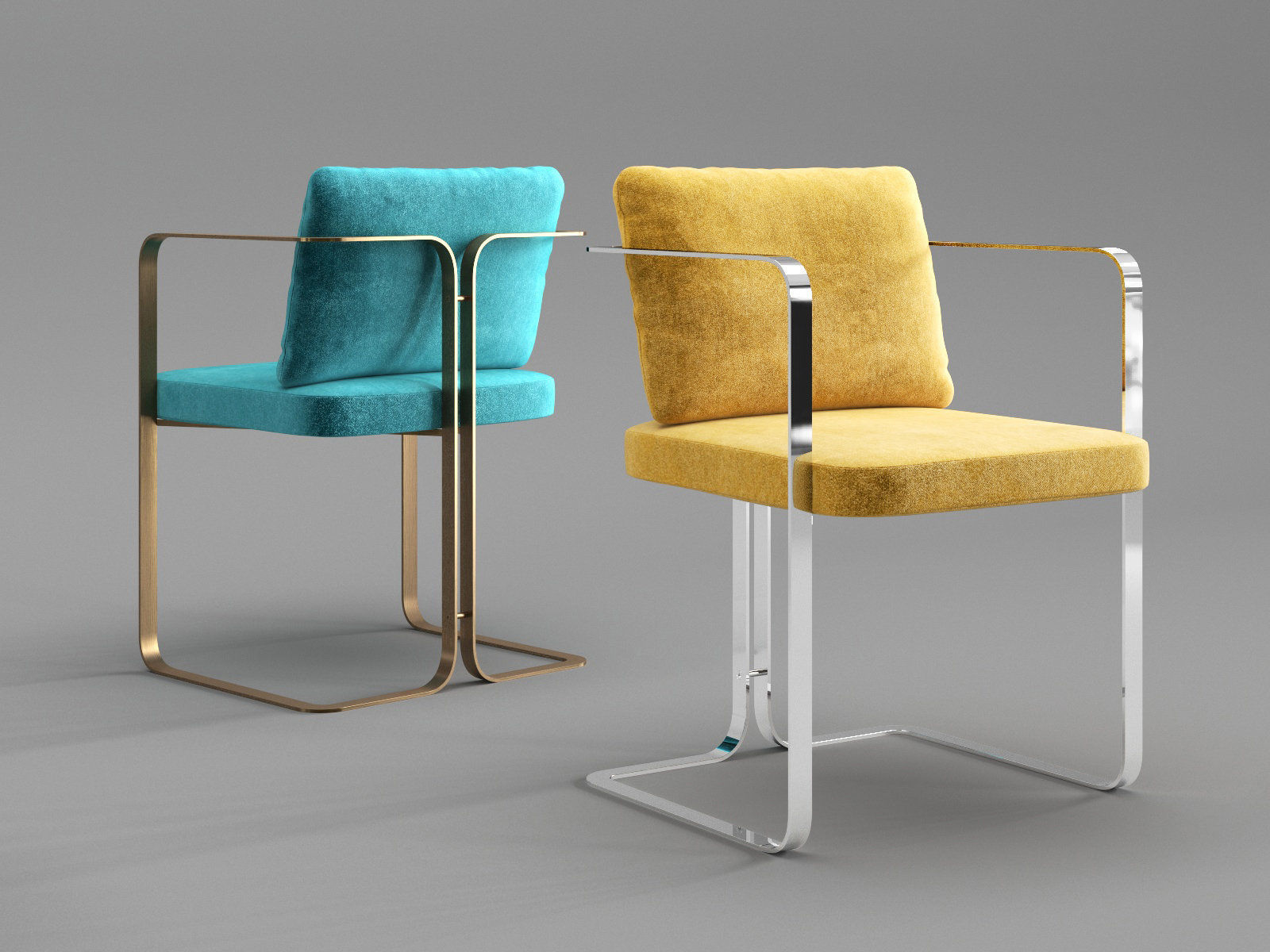 S2 Murena Armchair 3D model_1