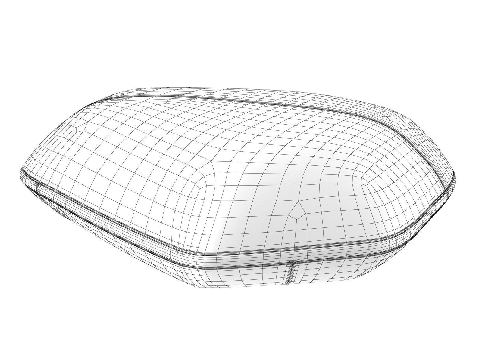 Floe Insel 10 Ottoman 3D model_2