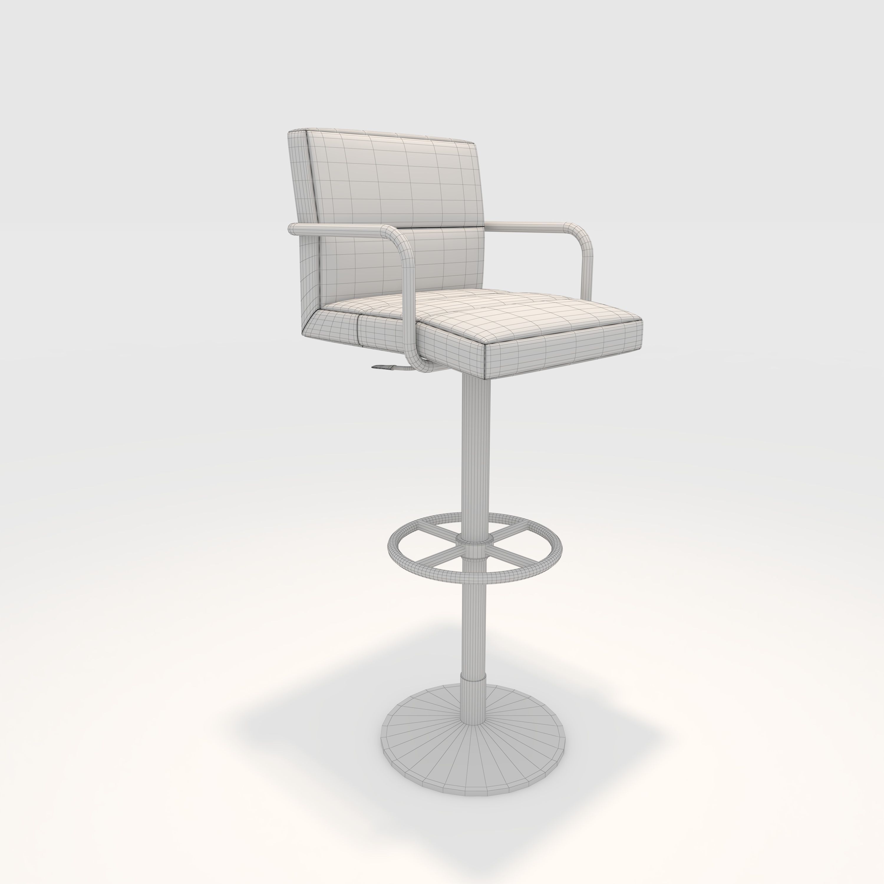 Bar Stool 30 3D model_7