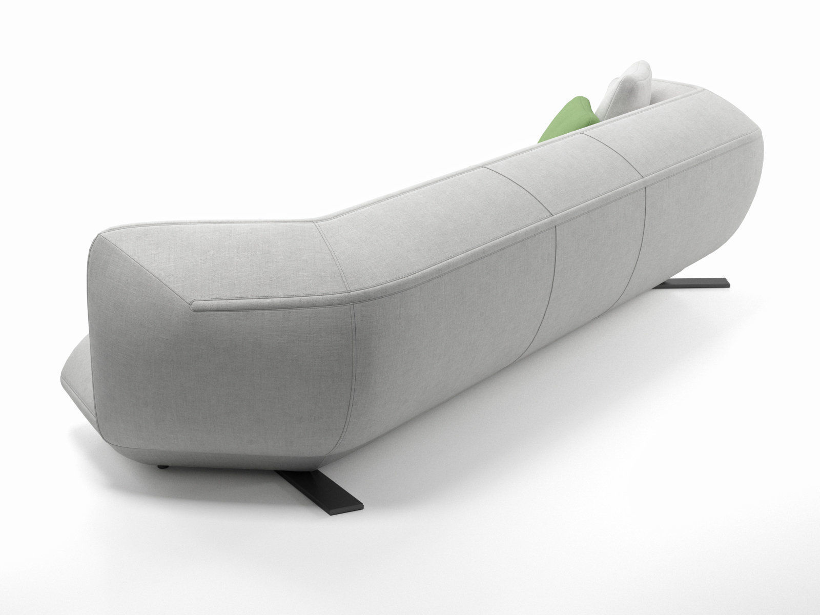 Floe Insel 11 12 3 Seater Sofa 3D model_2