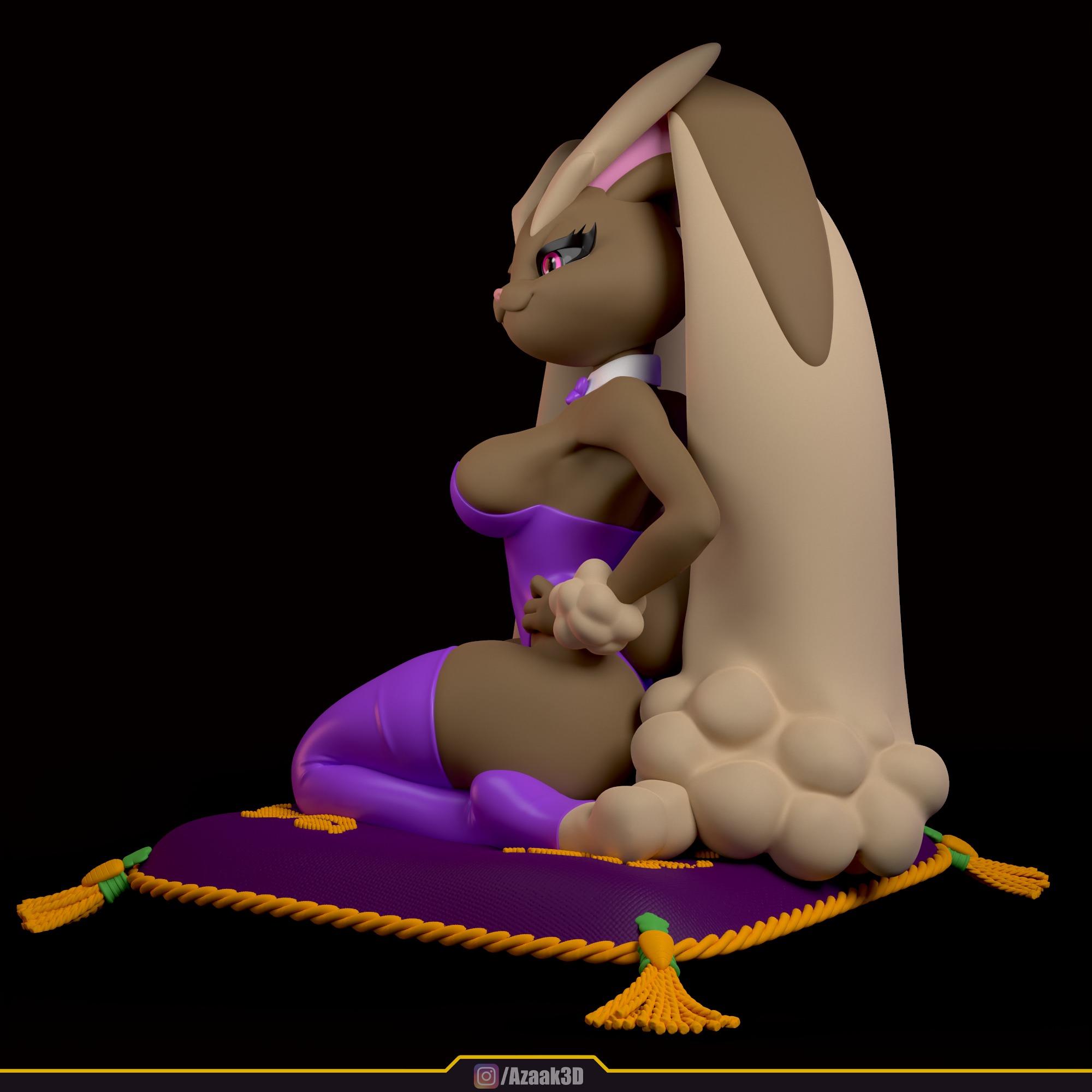 Lopunny - Bunnysuit Collection With NSFW variant 3D print model_15