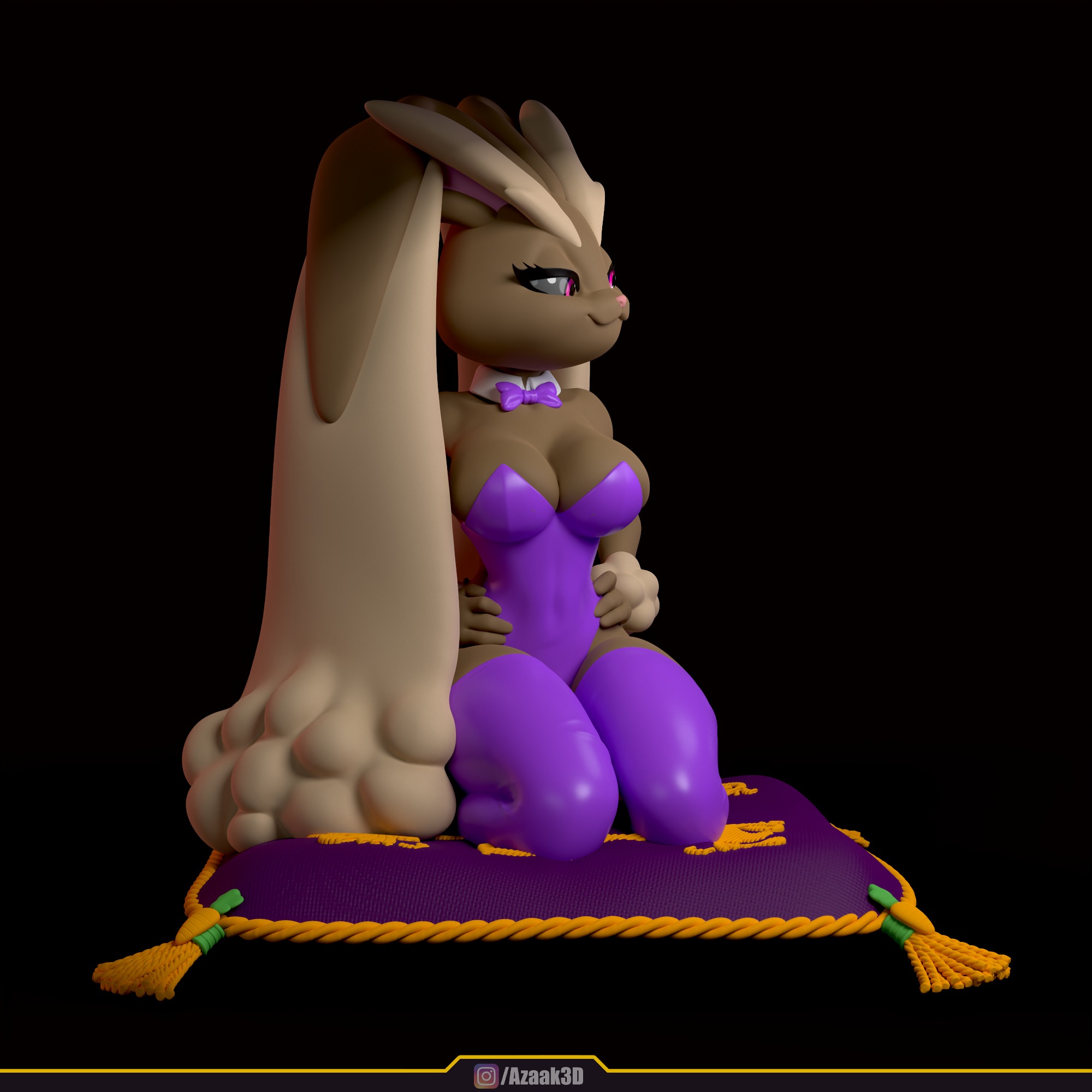 Lopunny - Bunnysuit Collection With NSFW variant 3D print model_17