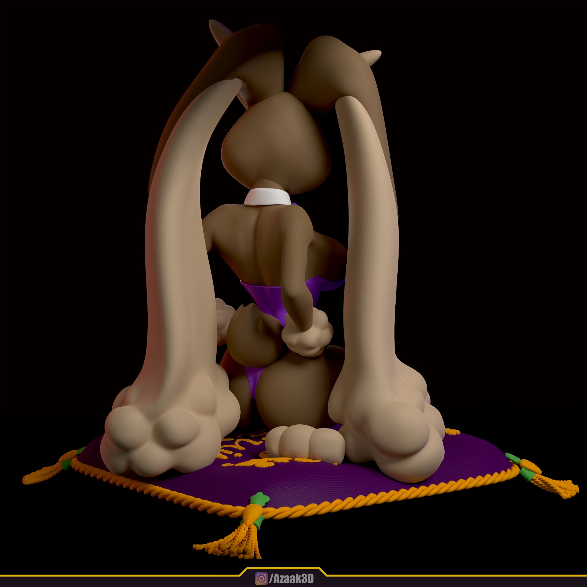 Lopunny - Bunnysuit Collection With NSFW variant 3D print model_8