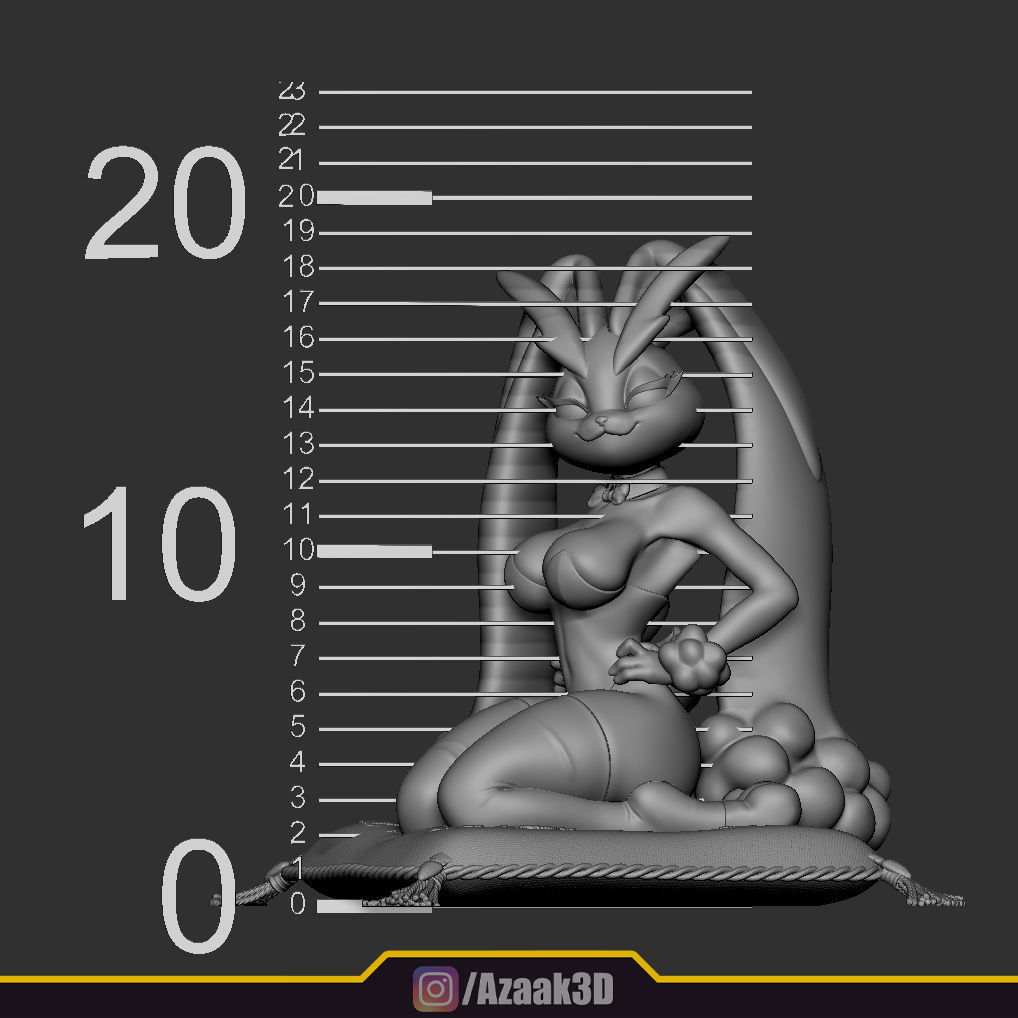 Lopunny - Bunnysuit Collection With NSFW variant 3D print model_3