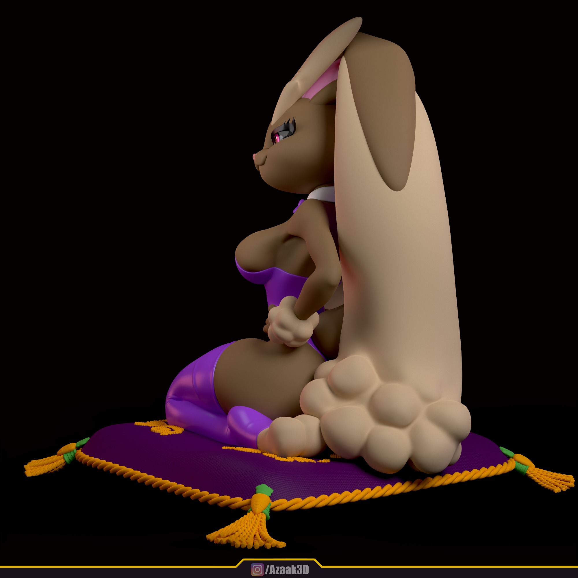 Lopunny - Bunnysuit Collection With NSFW variant 3D print model_21