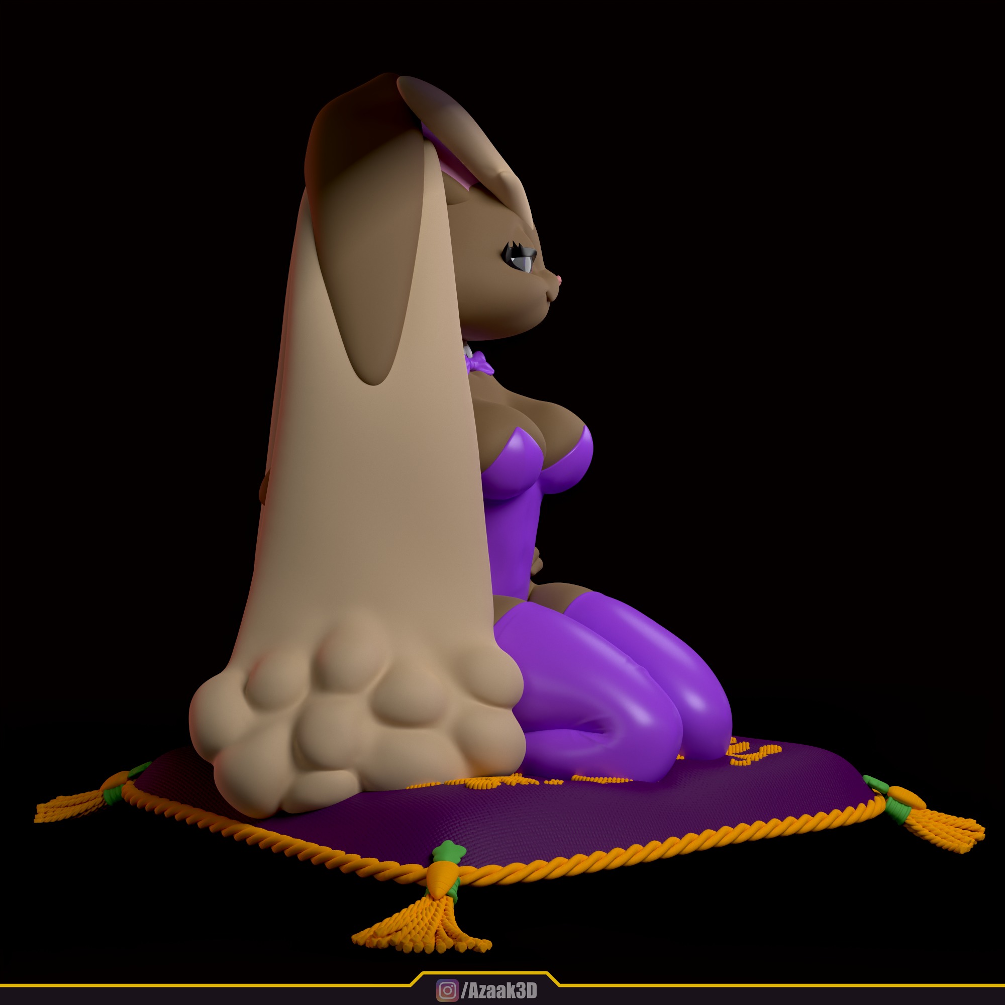 Lopunny - Bunnysuit Collection With NSFW variant 3D print model_14