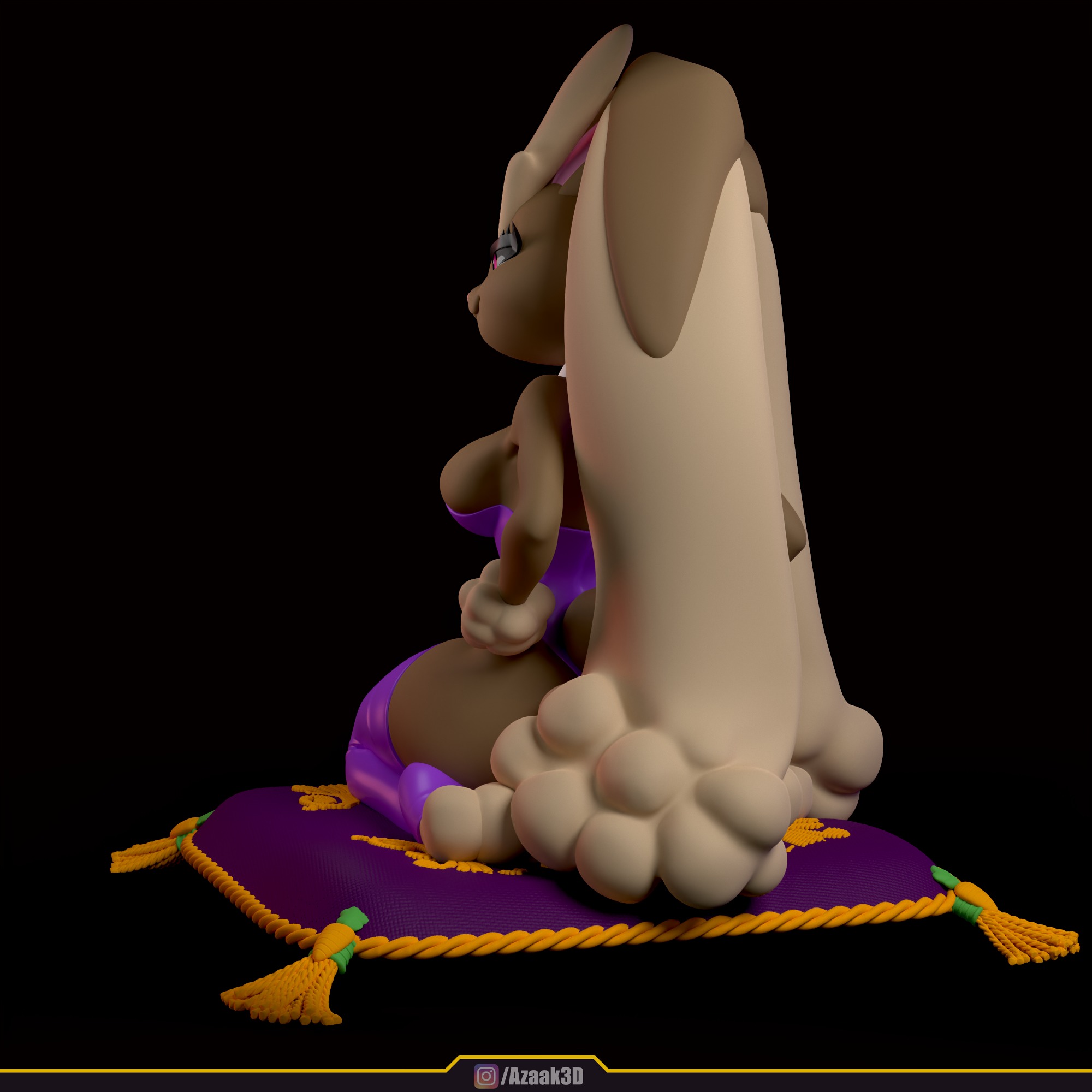 Lopunny - Bunnysuit Collection With NSFW variant 3D print model_24