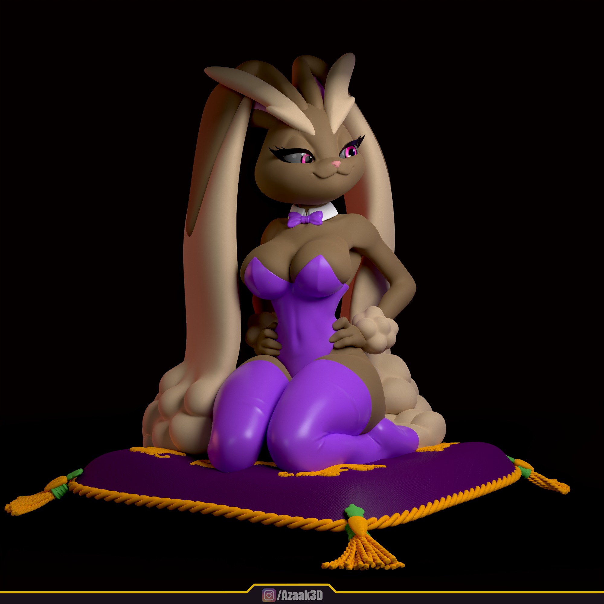 Lopunny - Bunnysuit Collection With NSFW variant 3D print model_19
