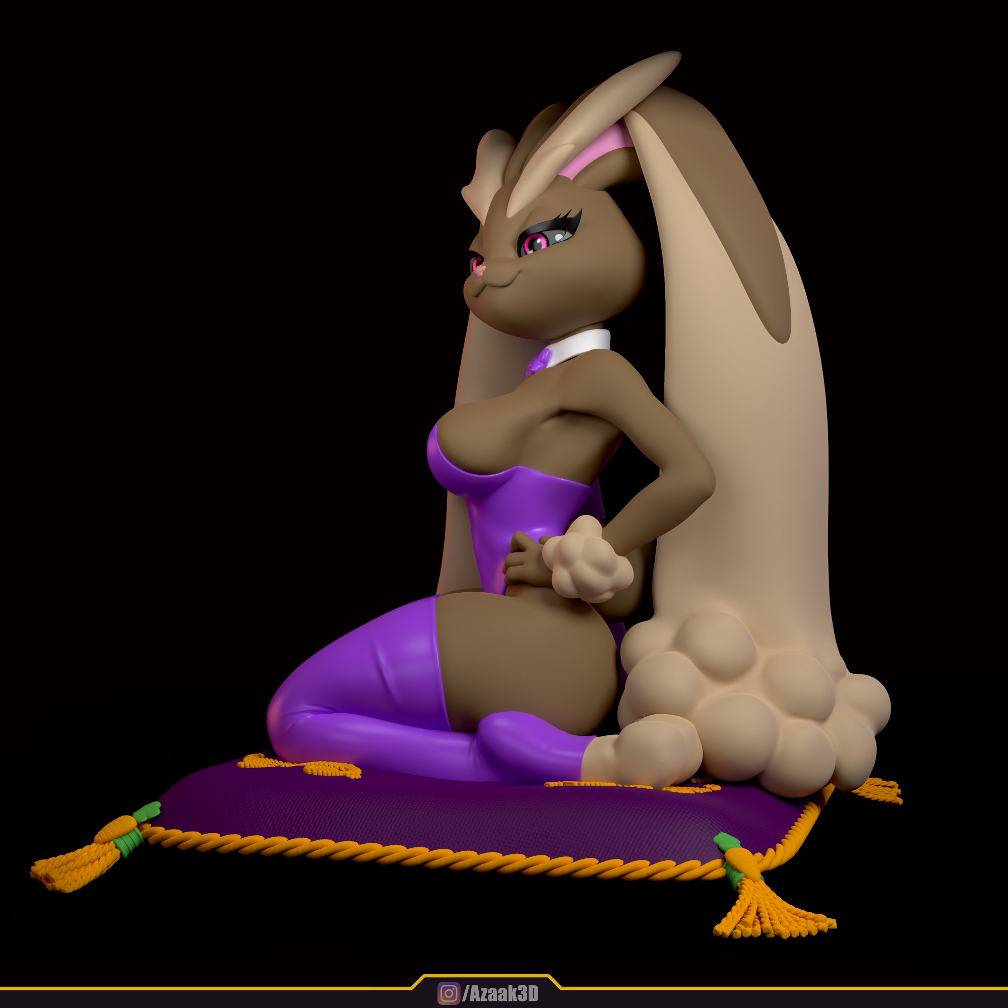 Lopunny - Bunnysuit Collection With NSFW variant 3D print model_6