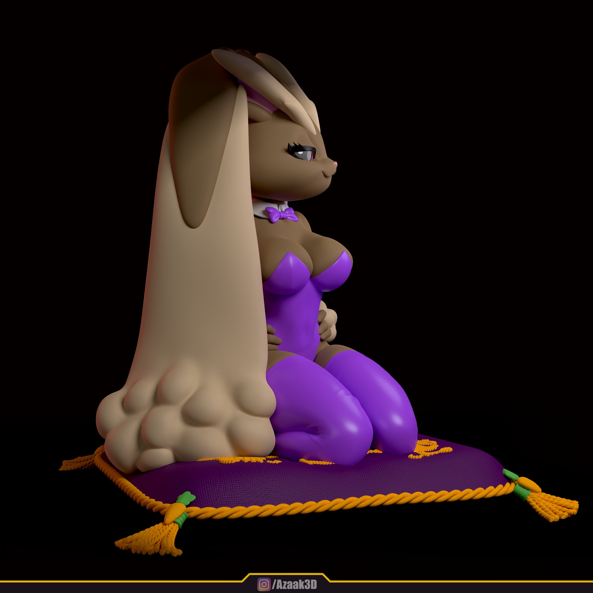 Lopunny - Bunnysuit Collection With NSFW variant 3D print model_16