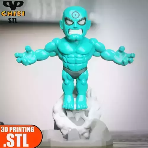 Dr Manhattan Chibi STL for 3D Printing ChibiSTL 3DXM