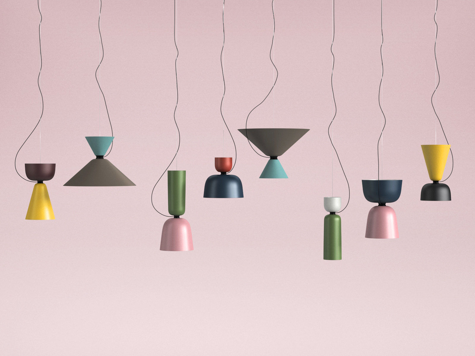 Alphabeta Pendant 3D model_1