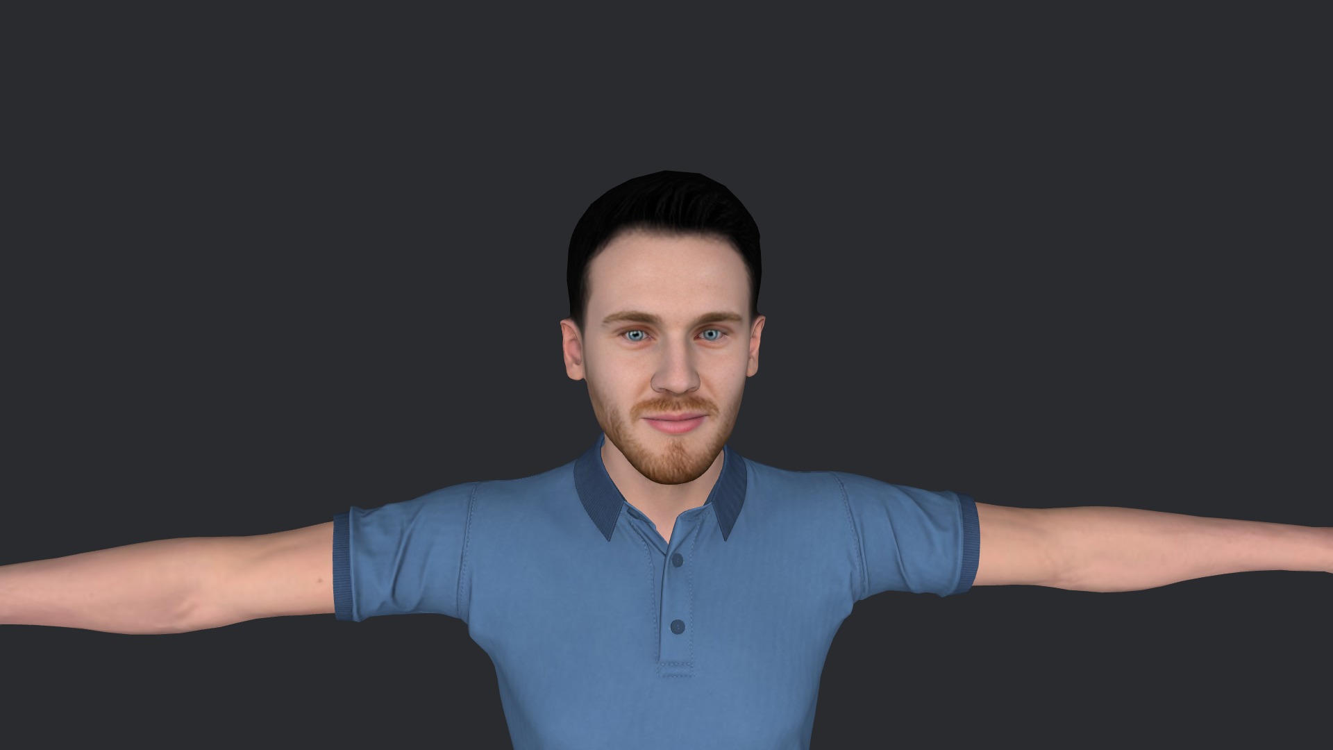 felix arvid ulf kjelberg Hyper Realistic Body Rigged Character Low-poly 3D model_28