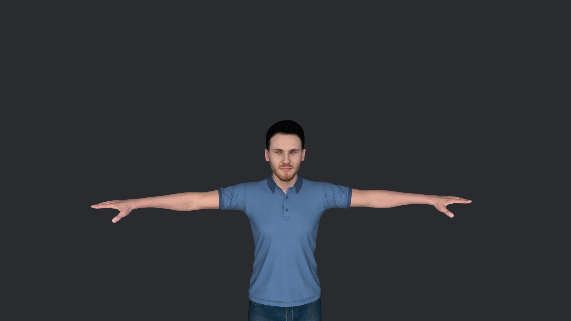 felix arvid ulf kjelberg Hyper Realistic Body Rigged Character Low-poly 3D model_26