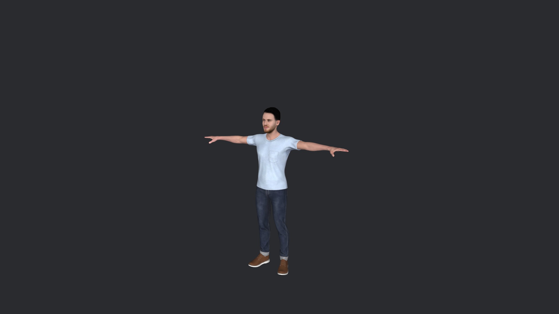 felix arvid ulf kjelberg Hyper Realistic Body Rigged Character Low-poly 3D model_25