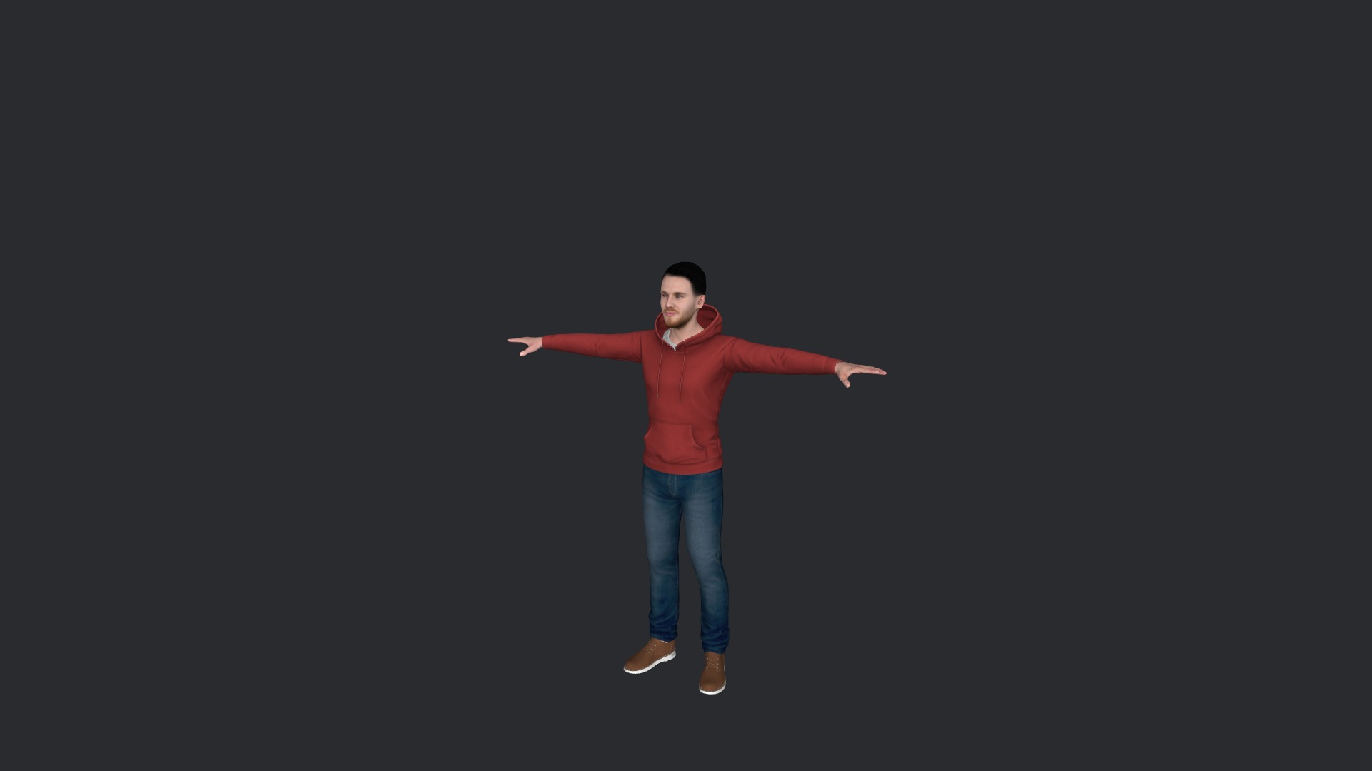 felix arvid ulf kjelberg Hyper Realistic Body Rigged Character Low-poly 3D model_17