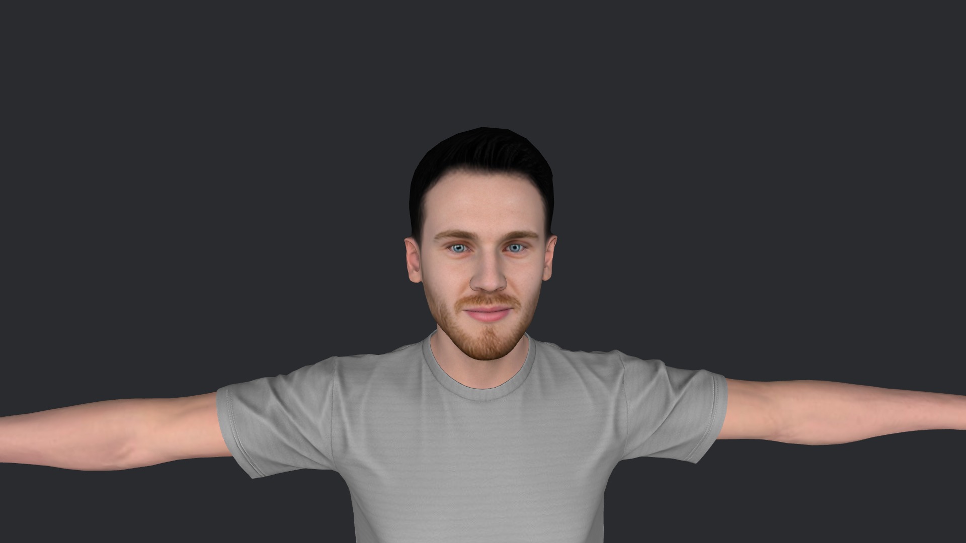 felix arvid ulf kjelberg Hyper Realistic Body Rigged Character Low-poly 3D model_29