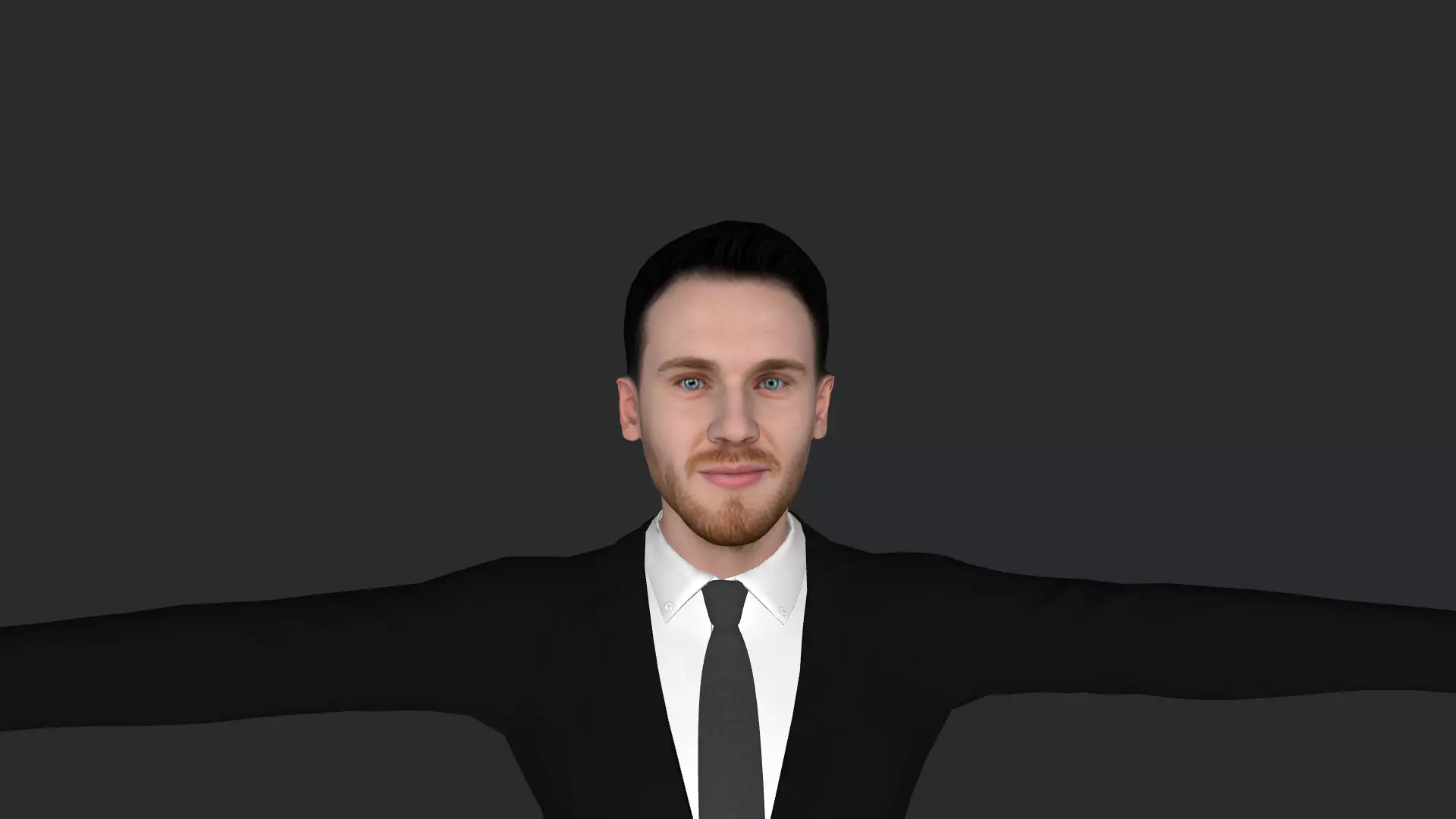 felix arvid ulf kjelberg Hyper Realistic Body Rigged Character Low-poly 3D model_0