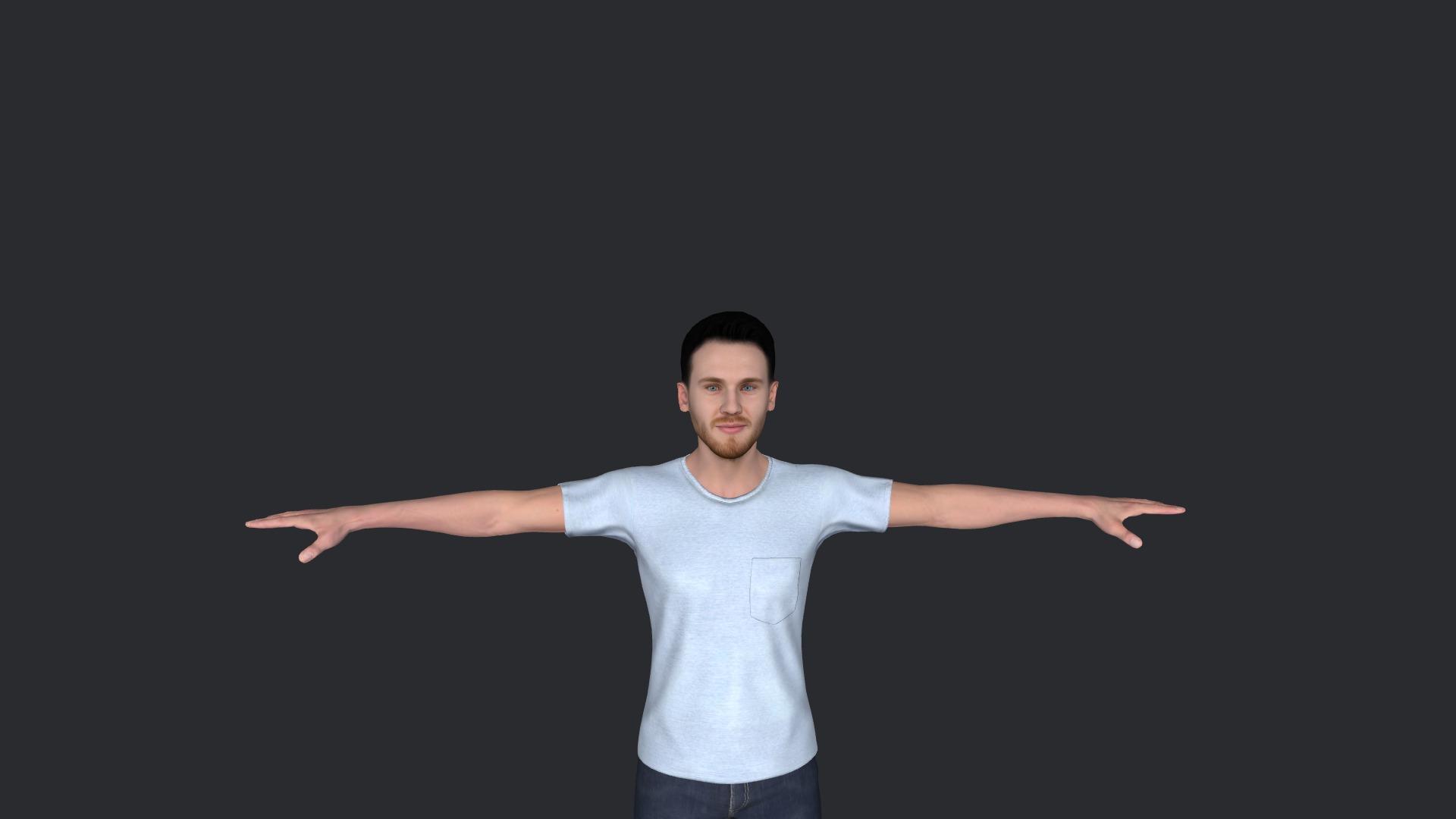 felix arvid ulf kjelberg Hyper Realistic Body Rigged Character Low-poly 3D model_21