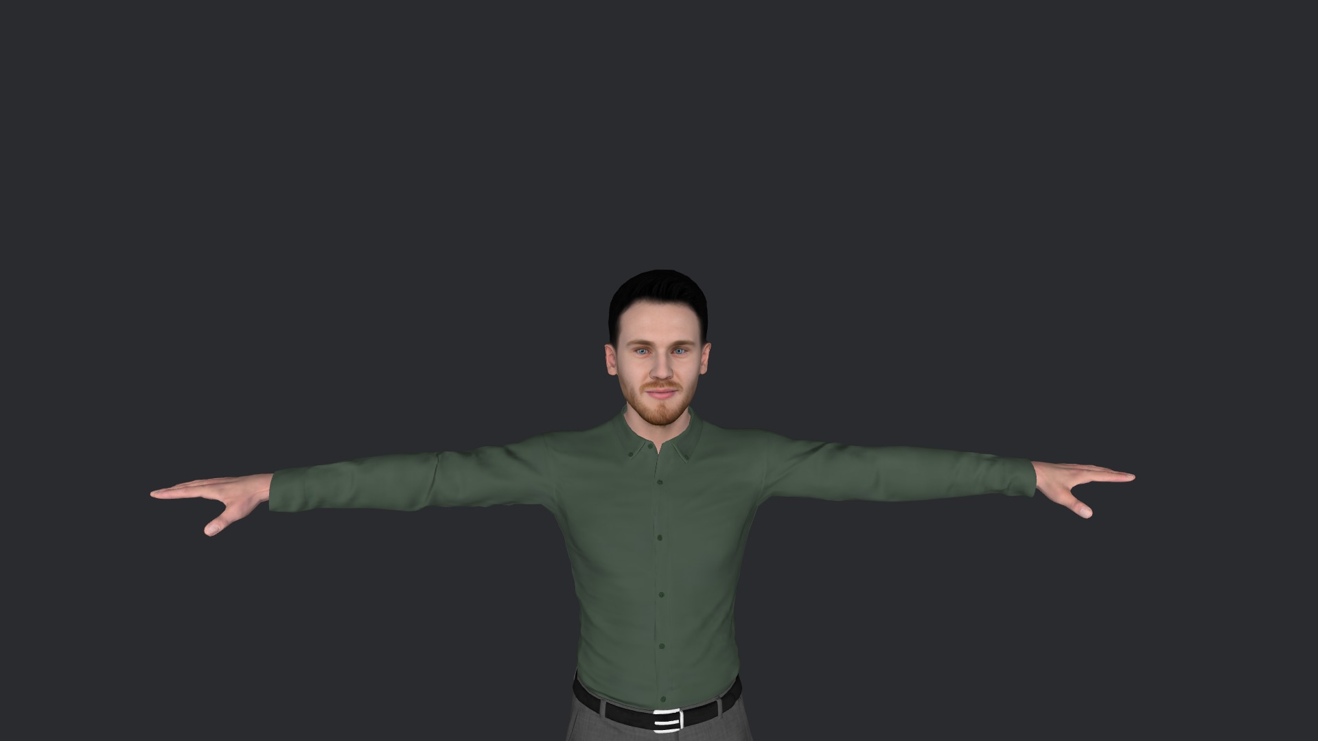 felix arvid ulf kjelberg Hyper Realistic Body Rigged Character Low-poly 3D model_19