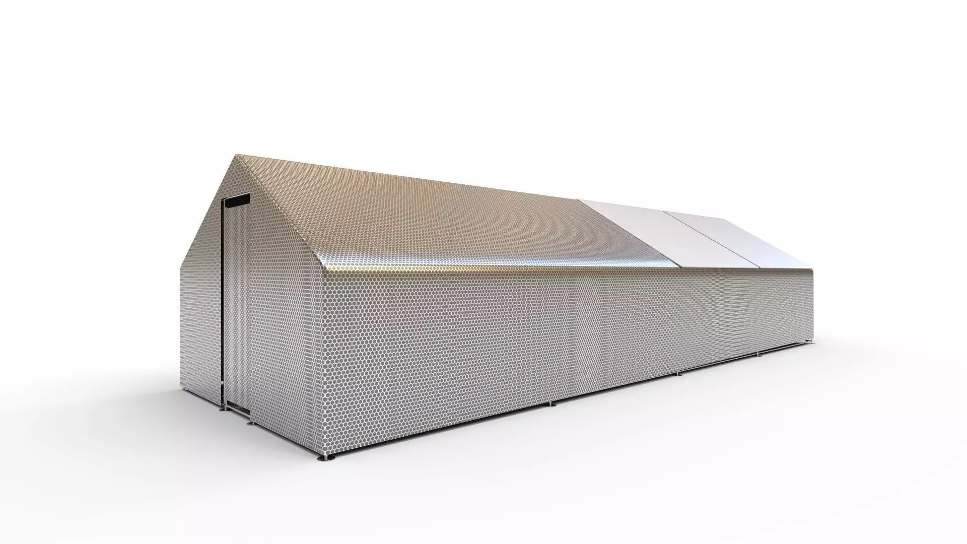 Chicken Coop Large Metal Chicken Coops House 3D model_0