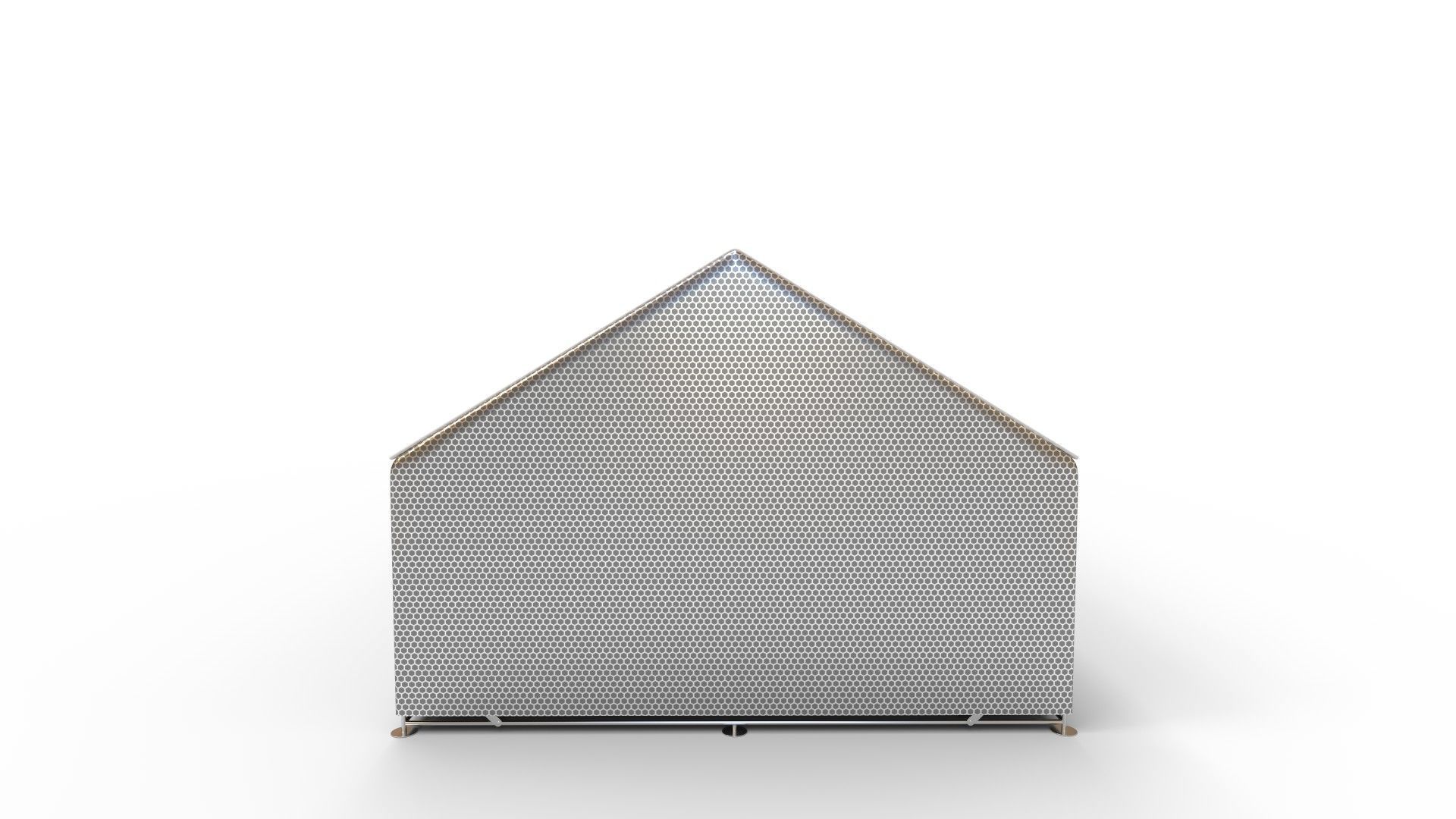 Chicken Coop Large Metal Chicken Coops House 3D model_5