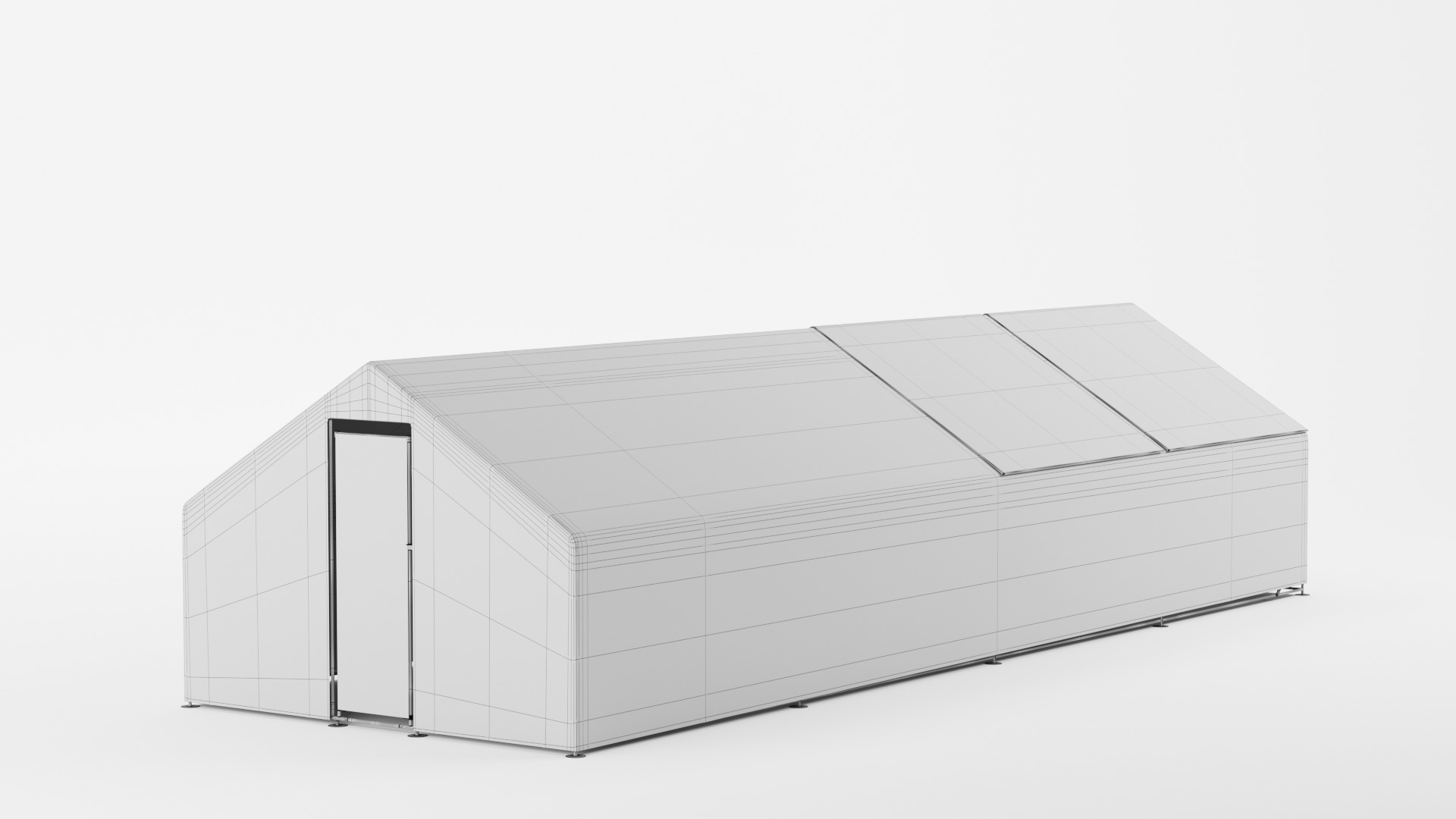 Chicken Coop Large Metal Chicken Coops House 3D model_10