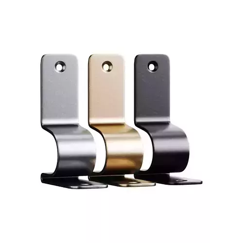 Polished Nickel Stair Runner Rod Bracket holder