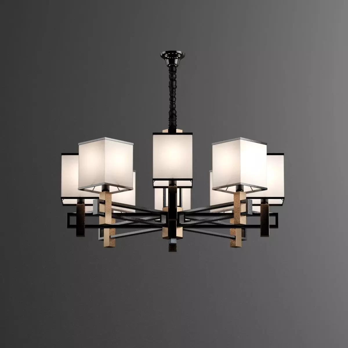Ceiling light 3D model_0