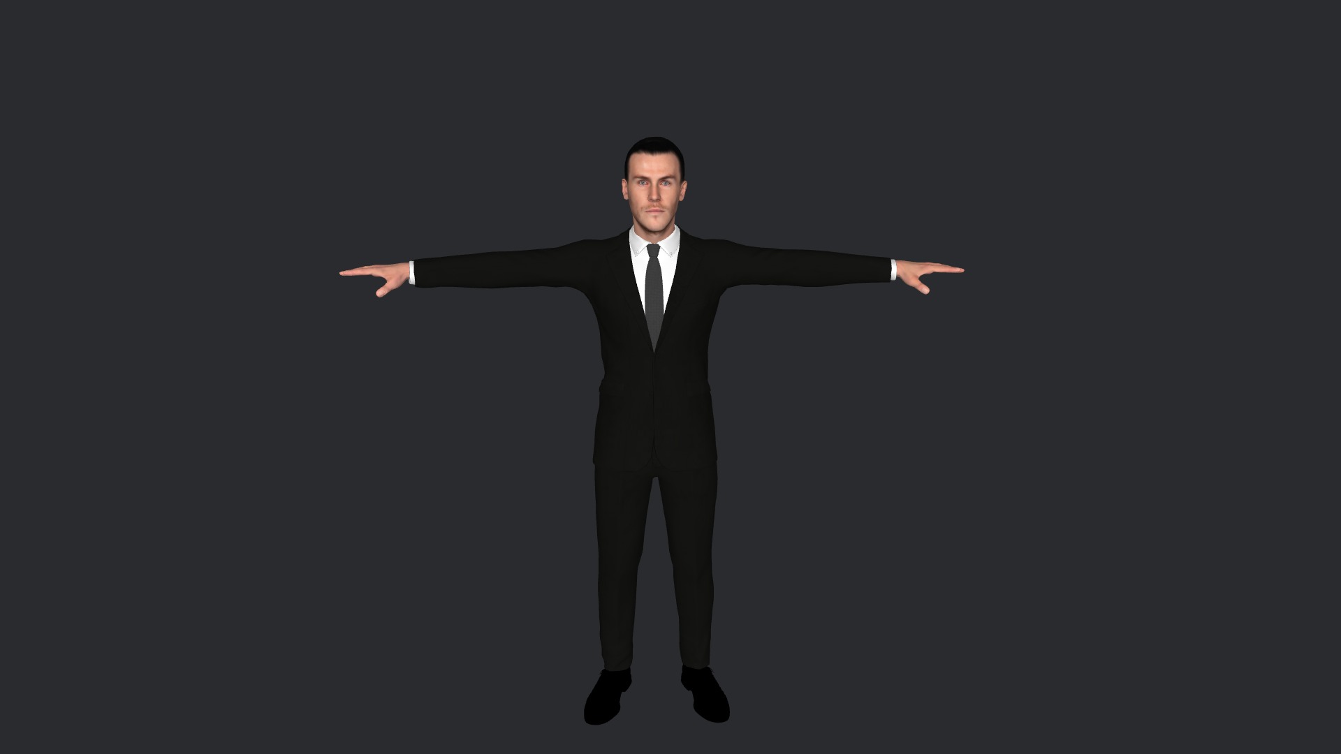 Gareth Bale Hyper Realistic Full Body Fully Rigged Character Low-poly 3D model_13
