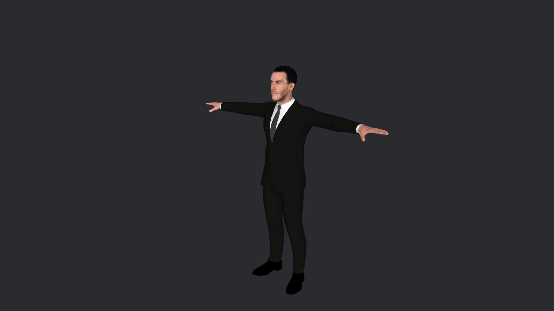Gareth Bale Hyper Realistic Full Body Fully Rigged Character Low-poly 3D model_10