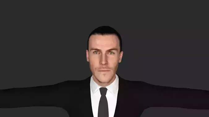 Gareth Bale Hyper Realistic Full Body Fully Rigged Character